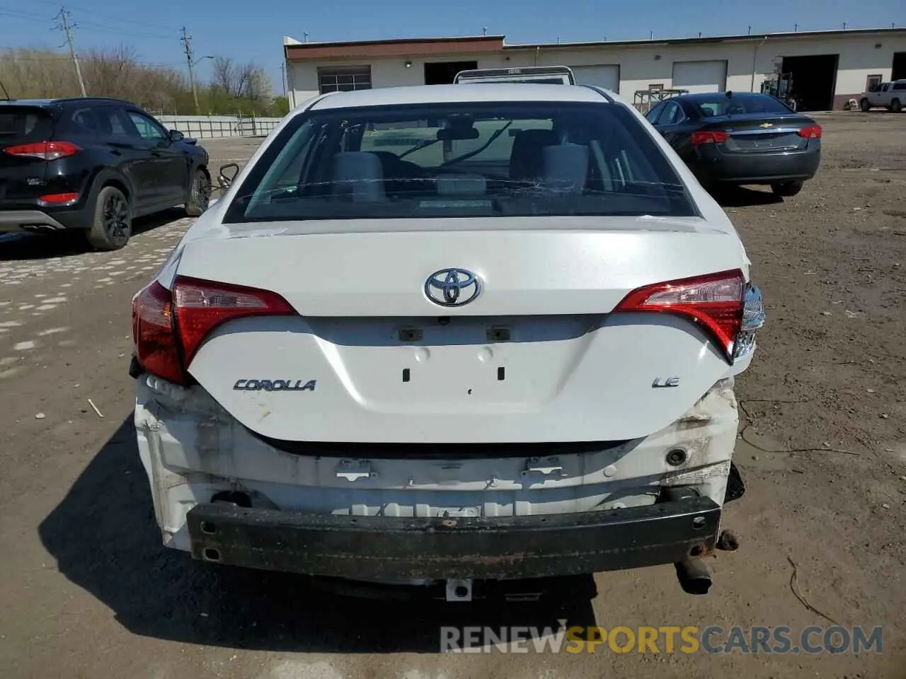 6 Photograph of a damaged car 5YFBURHE8KP883663 TOYOTA COROLLA 2019