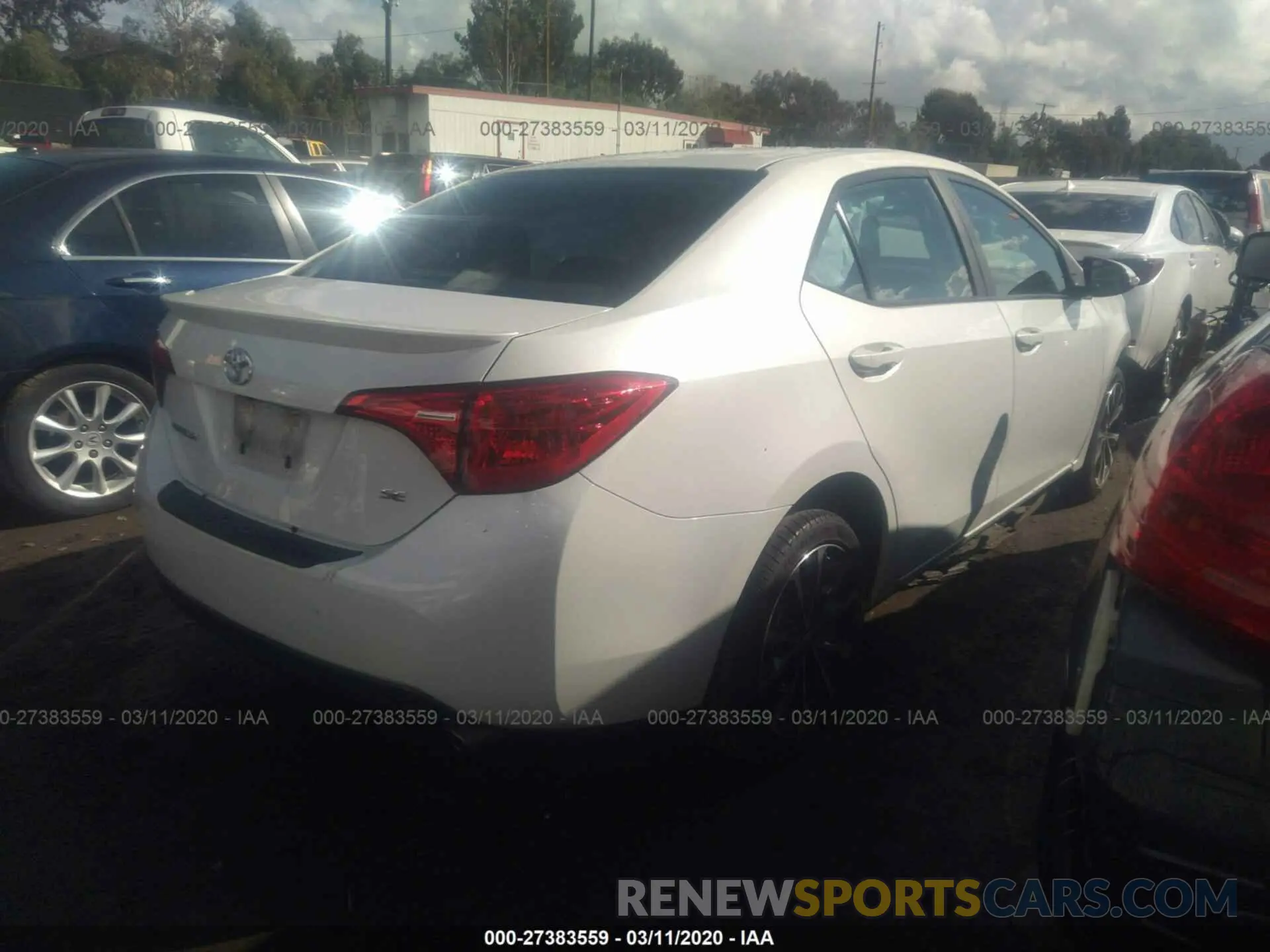 4 Photograph of a damaged car 5YFBURHE8KP884117 TOYOTA COROLLA 2019