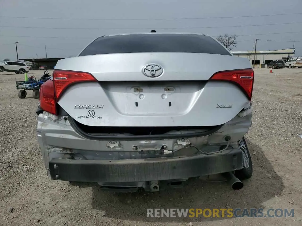 6 Photograph of a damaged car 5YFBURHE8KP885736 TOYOTA COROLLA 2019
