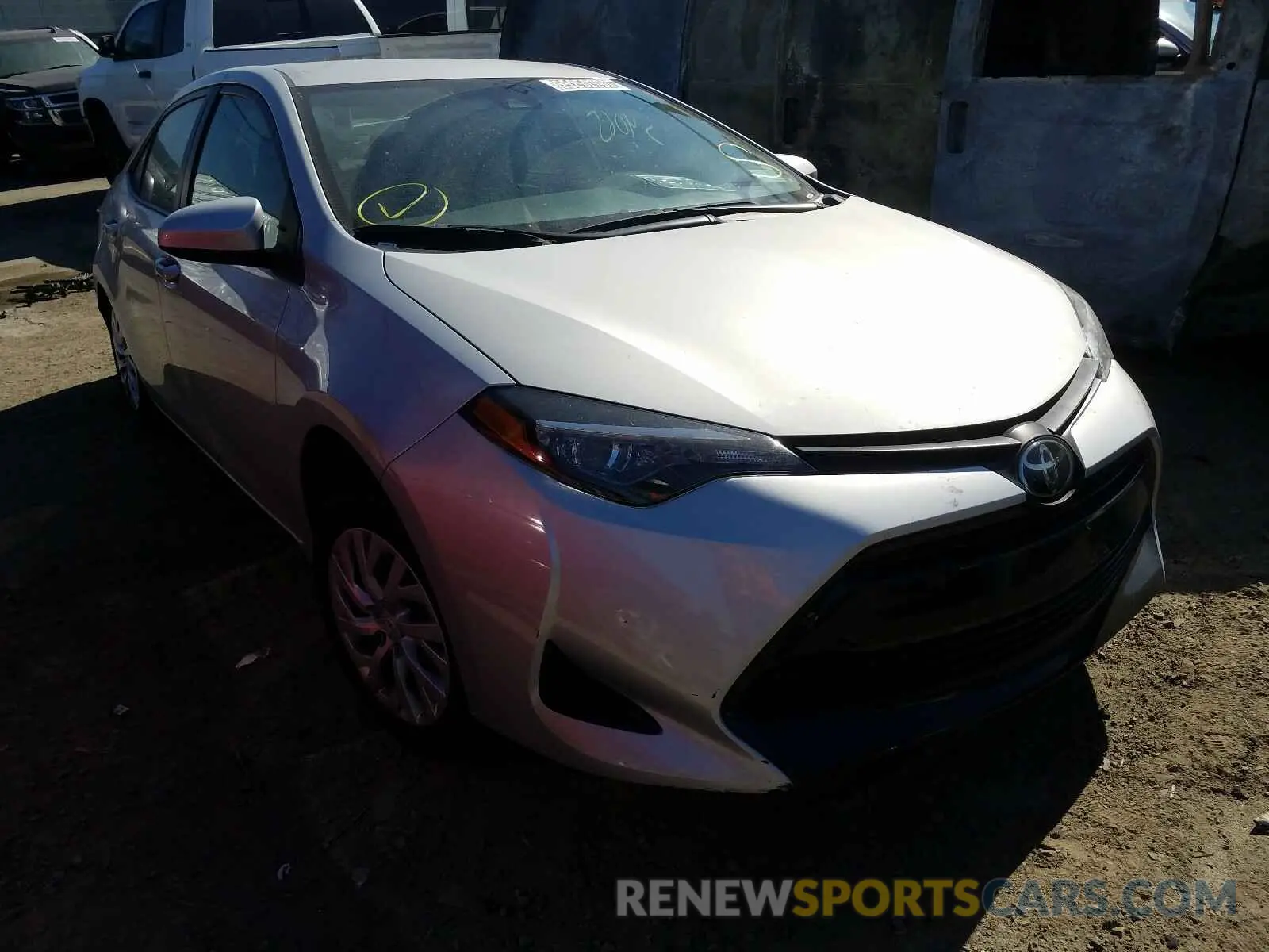 1 Photograph of a damaged car 5YFBURHE8KP887695 TOYOTA COROLLA 2019