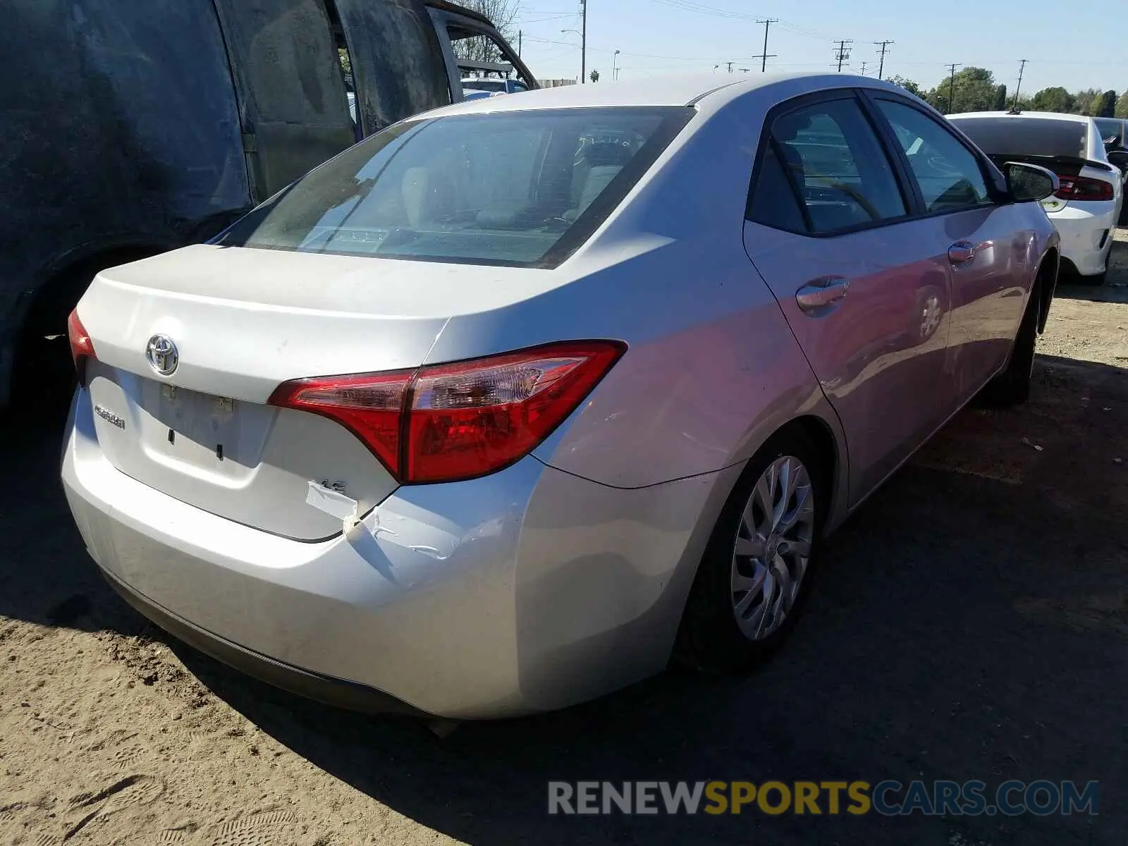 4 Photograph of a damaged car 5YFBURHE8KP887695 TOYOTA COROLLA 2019