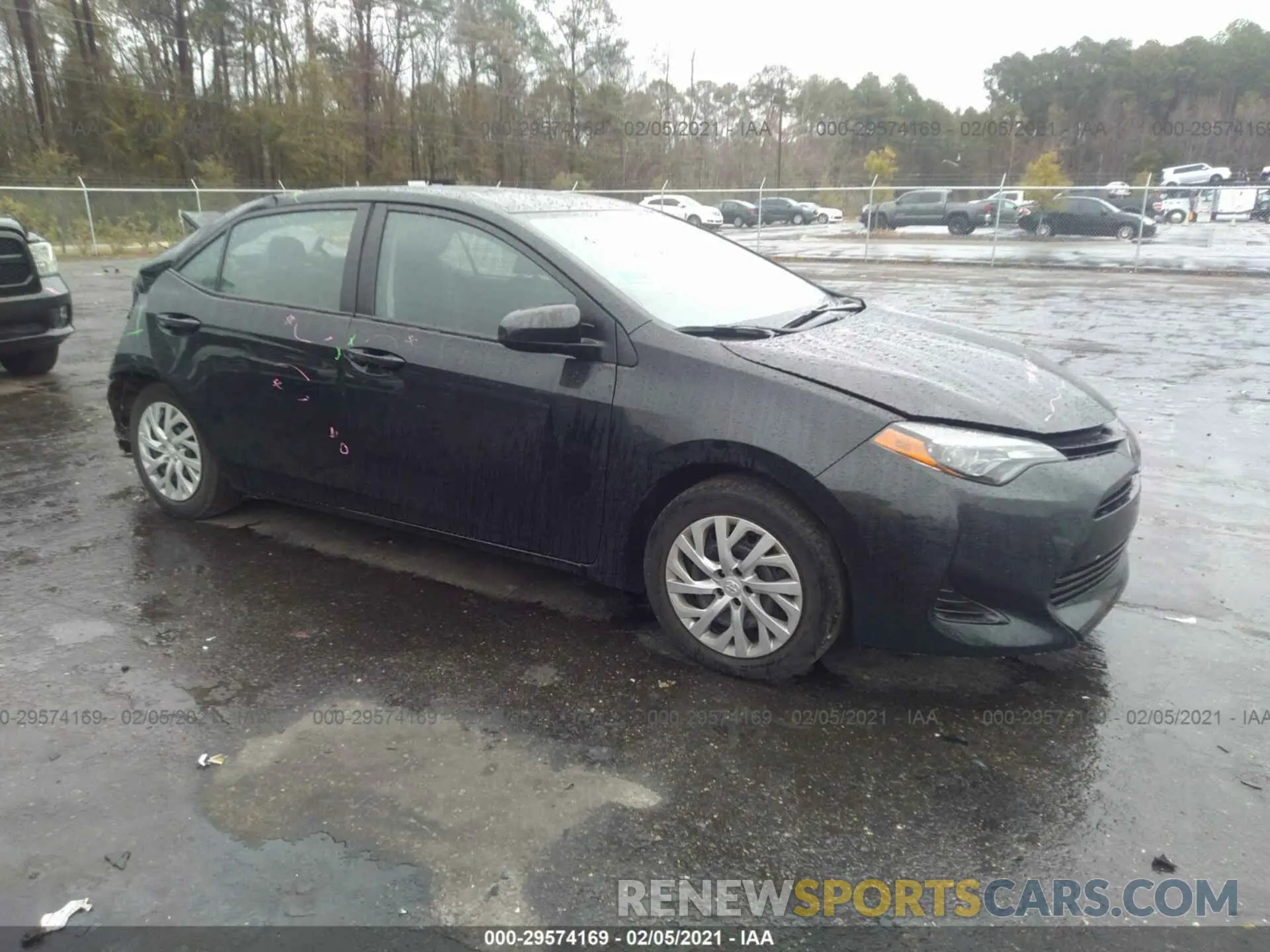 1 Photograph of a damaged car 5YFBURHE8KP888782 TOYOTA COROLLA 2019