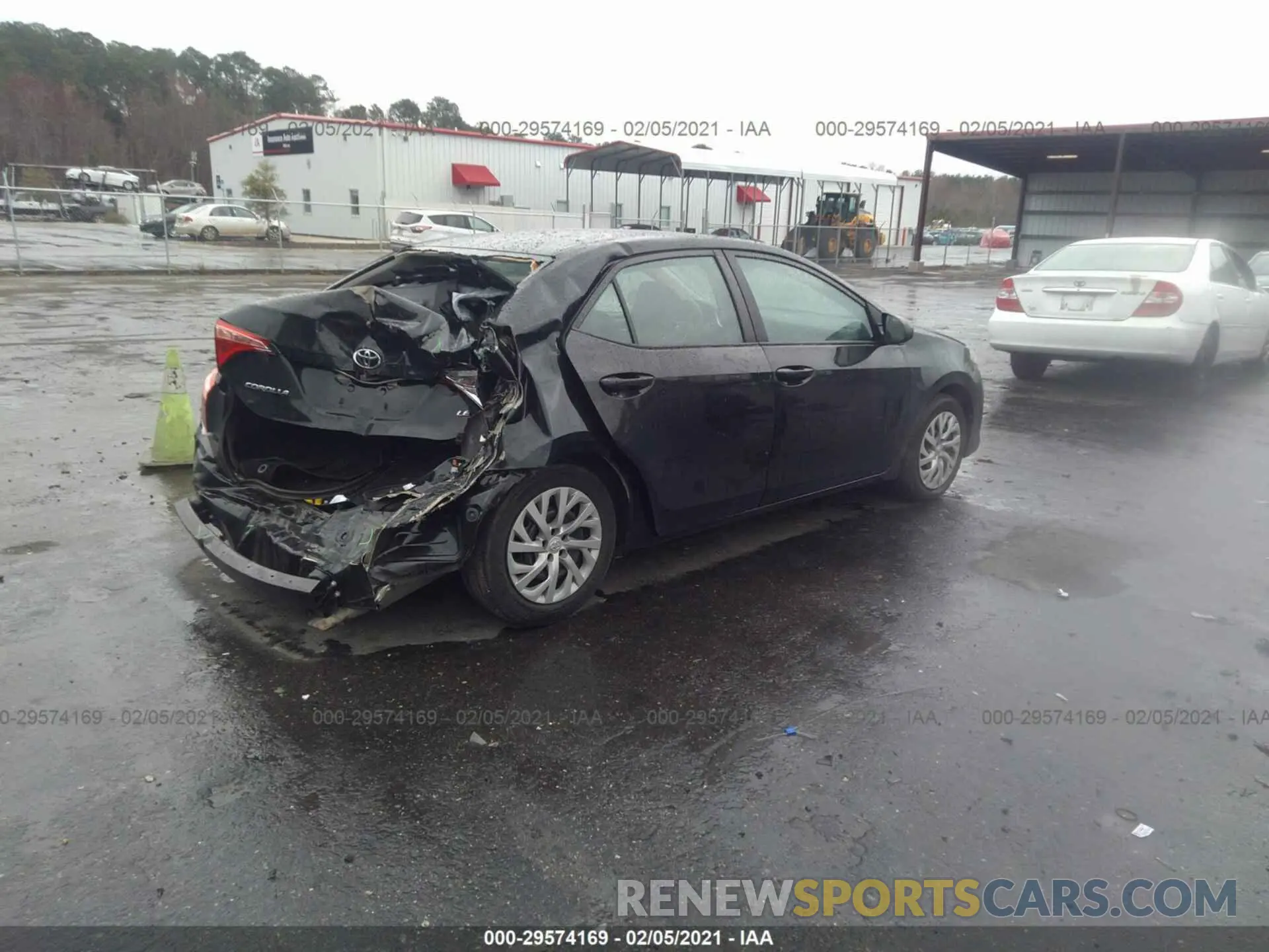 4 Photograph of a damaged car 5YFBURHE8KP888782 TOYOTA COROLLA 2019