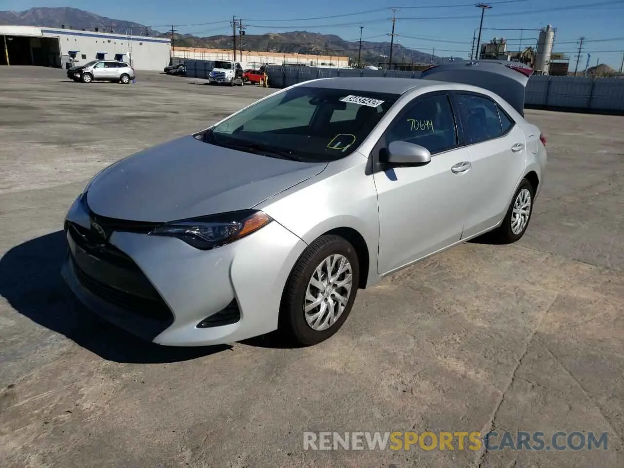 2 Photograph of a damaged car 5YFBURHE8KP889883 TOYOTA COROLLA 2019