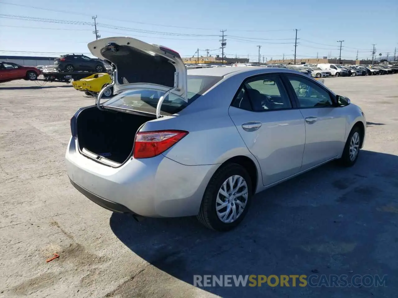 4 Photograph of a damaged car 5YFBURHE8KP889883 TOYOTA COROLLA 2019