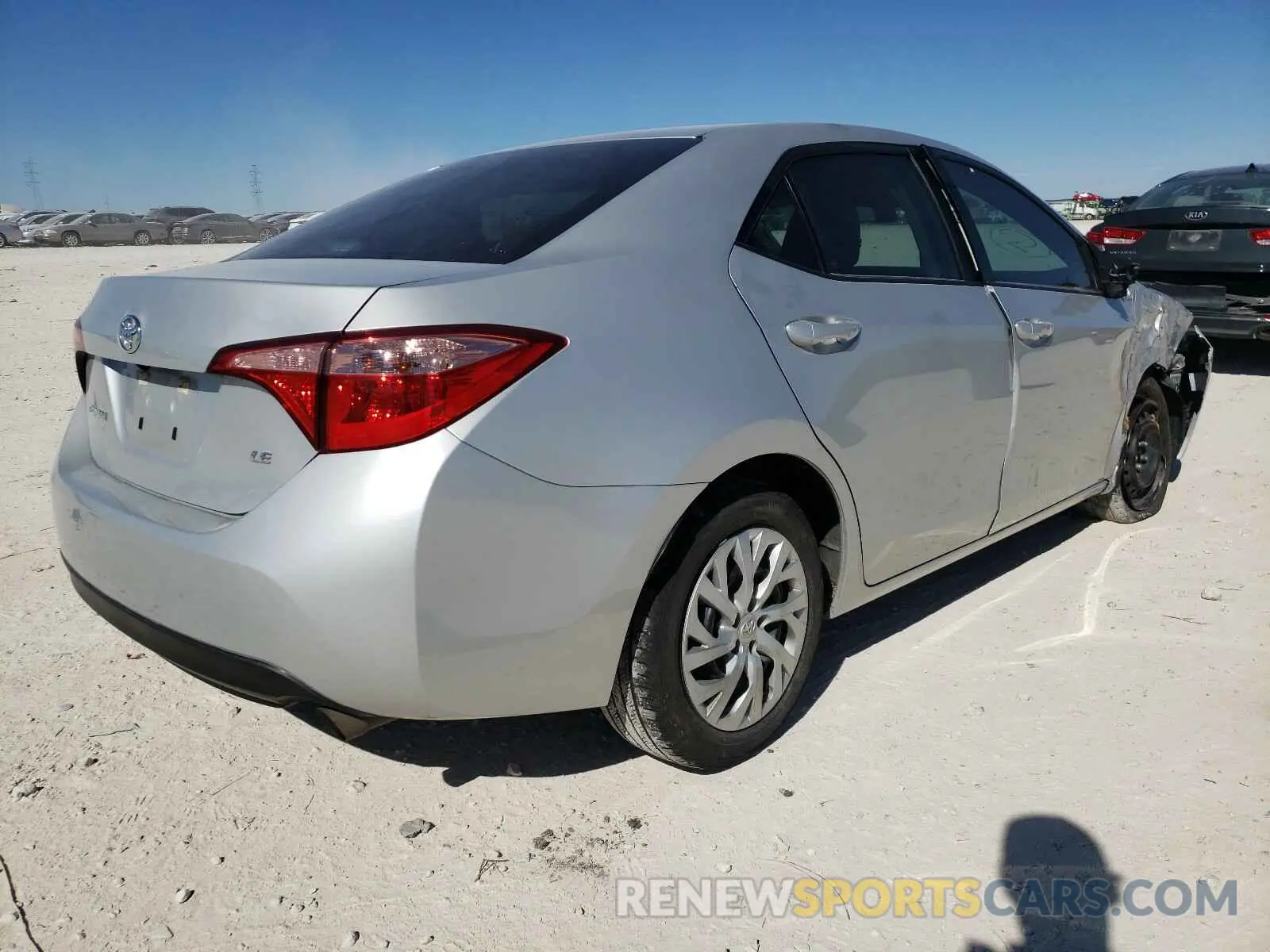 4 Photograph of a damaged car 5YFBURHE8KP893481 TOYOTA COROLLA 2019