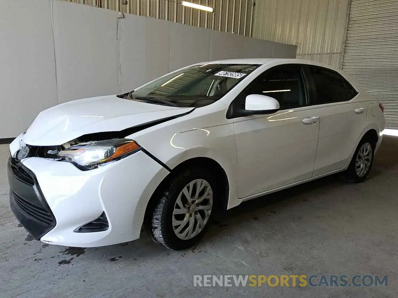 1 Photograph of a damaged car 5YFBURHE8KP894839 TOYOTA COROLLA 2019