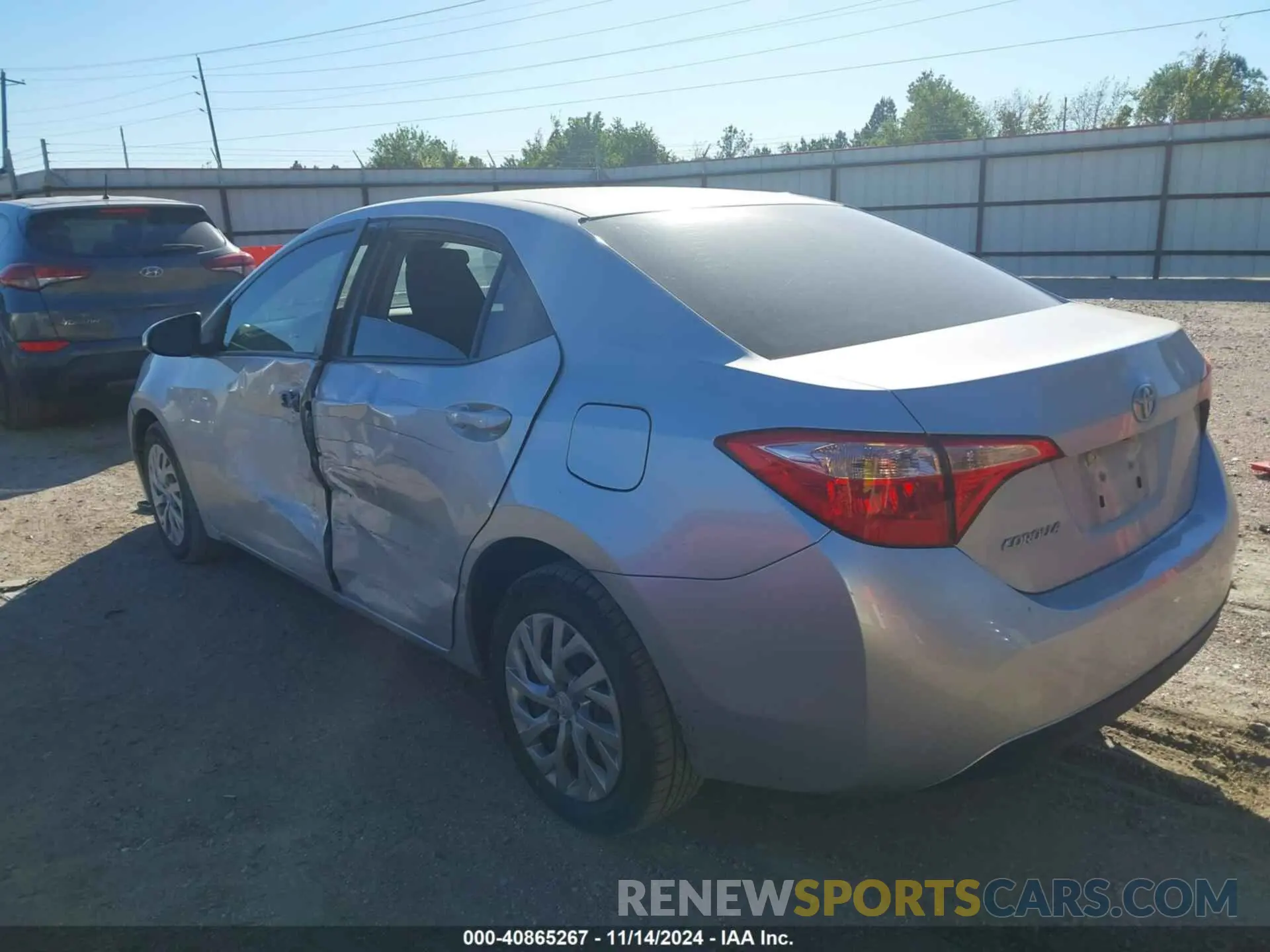 3 Photograph of a damaged car 5YFBURHE8KP900140 TOYOTA COROLLA 2019