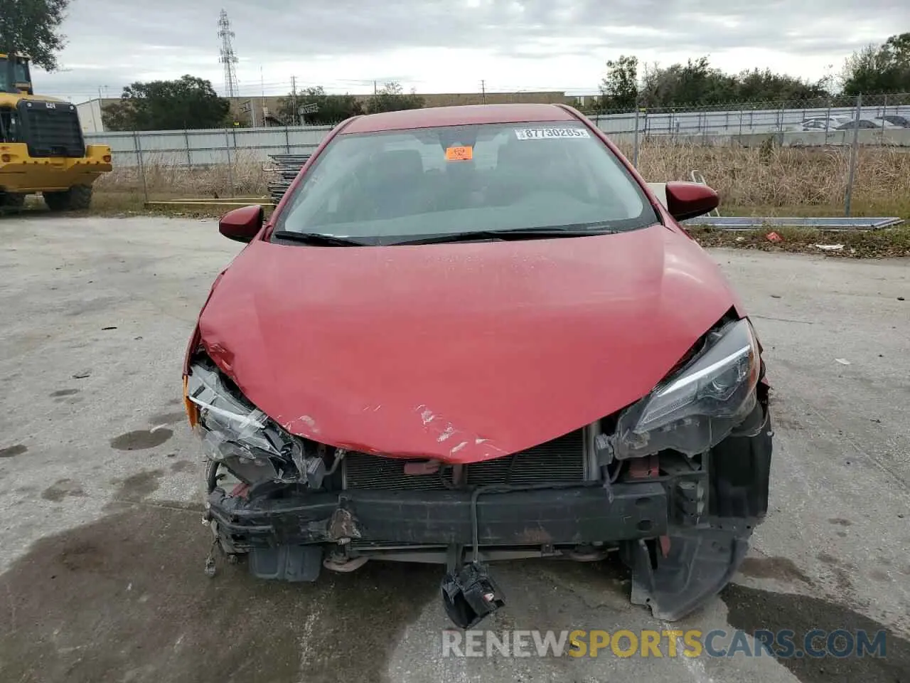 5 Photograph of a damaged car 5YFBURHE8KP900218 TOYOTA COROLLA 2019