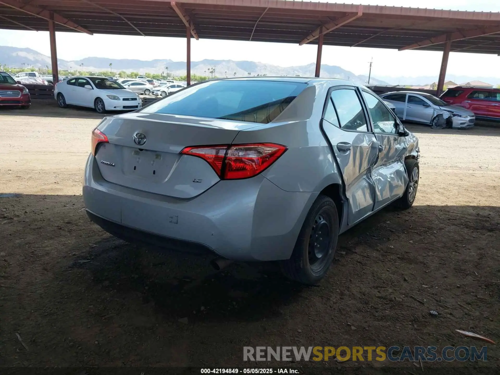 4 Photograph of a damaged car 5YFBURHE8KP903474 TOYOTA COROLLA 2019