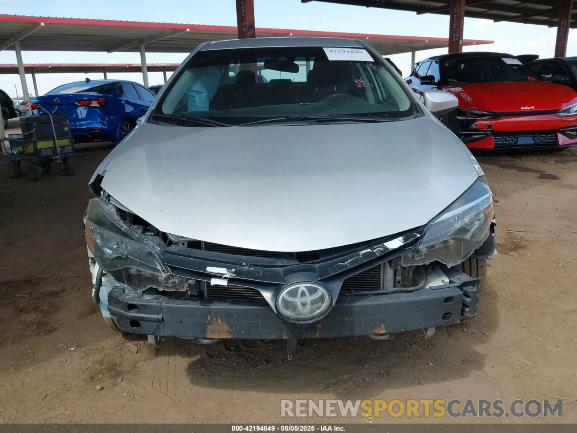 6 Photograph of a damaged car 5YFBURHE8KP903474 TOYOTA COROLLA 2019