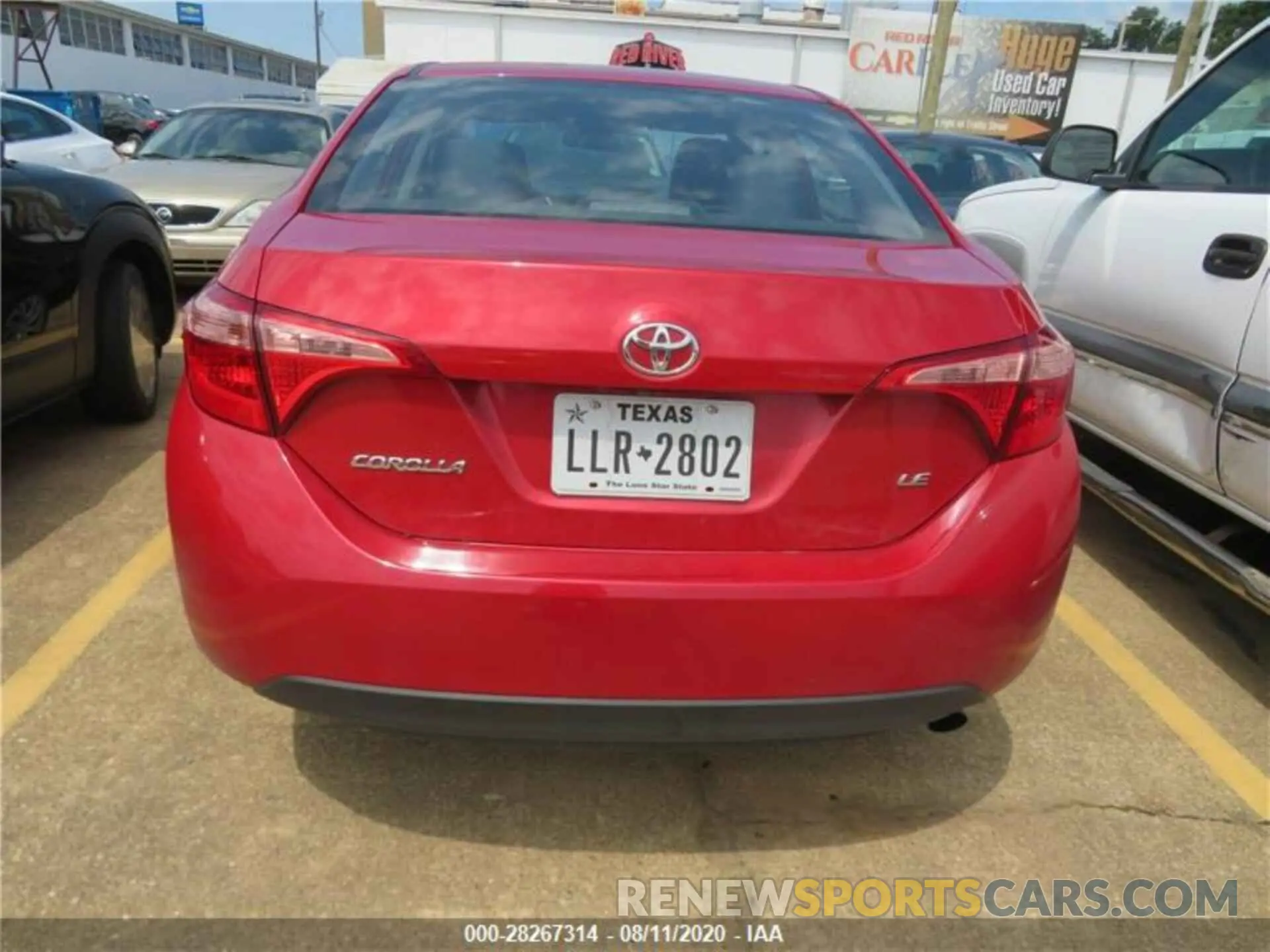 5 Photograph of a damaged car 5YFBURHE8KP906858 TOYOTA COROLLA 2019