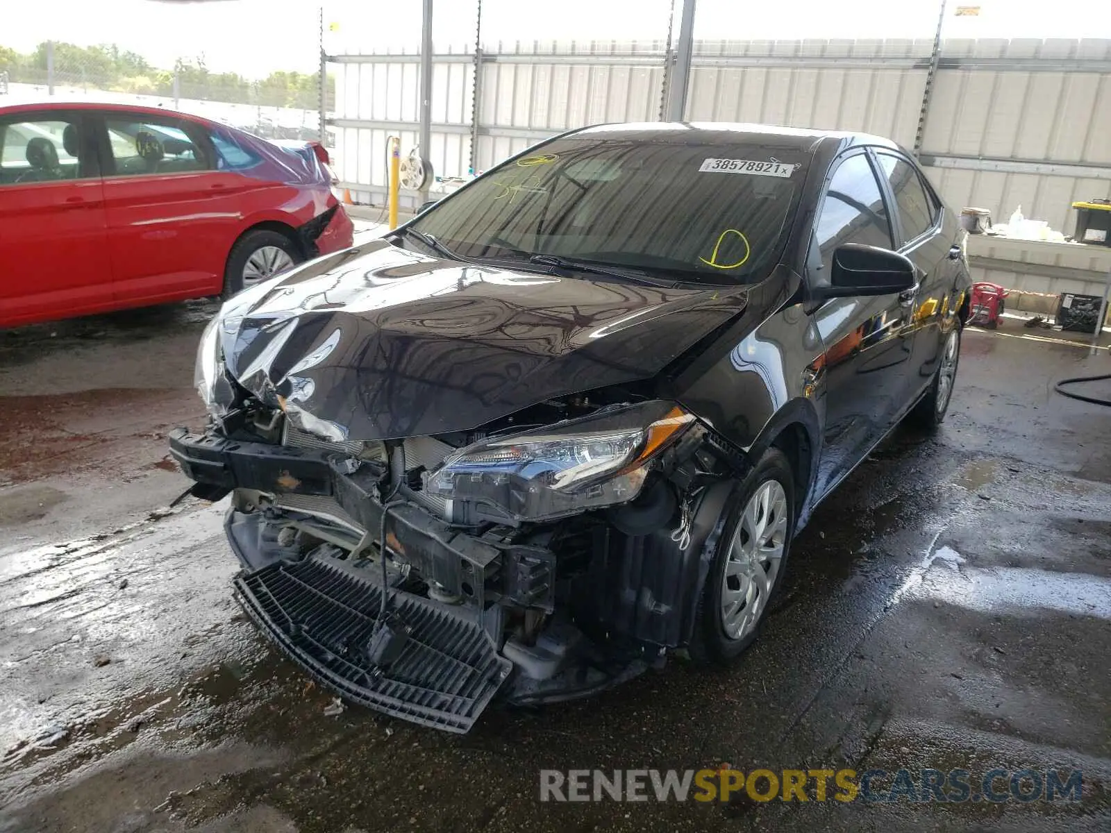 2 Photograph of a damaged car 5YFBURHE8KP907444 TOYOTA COROLLA 2019