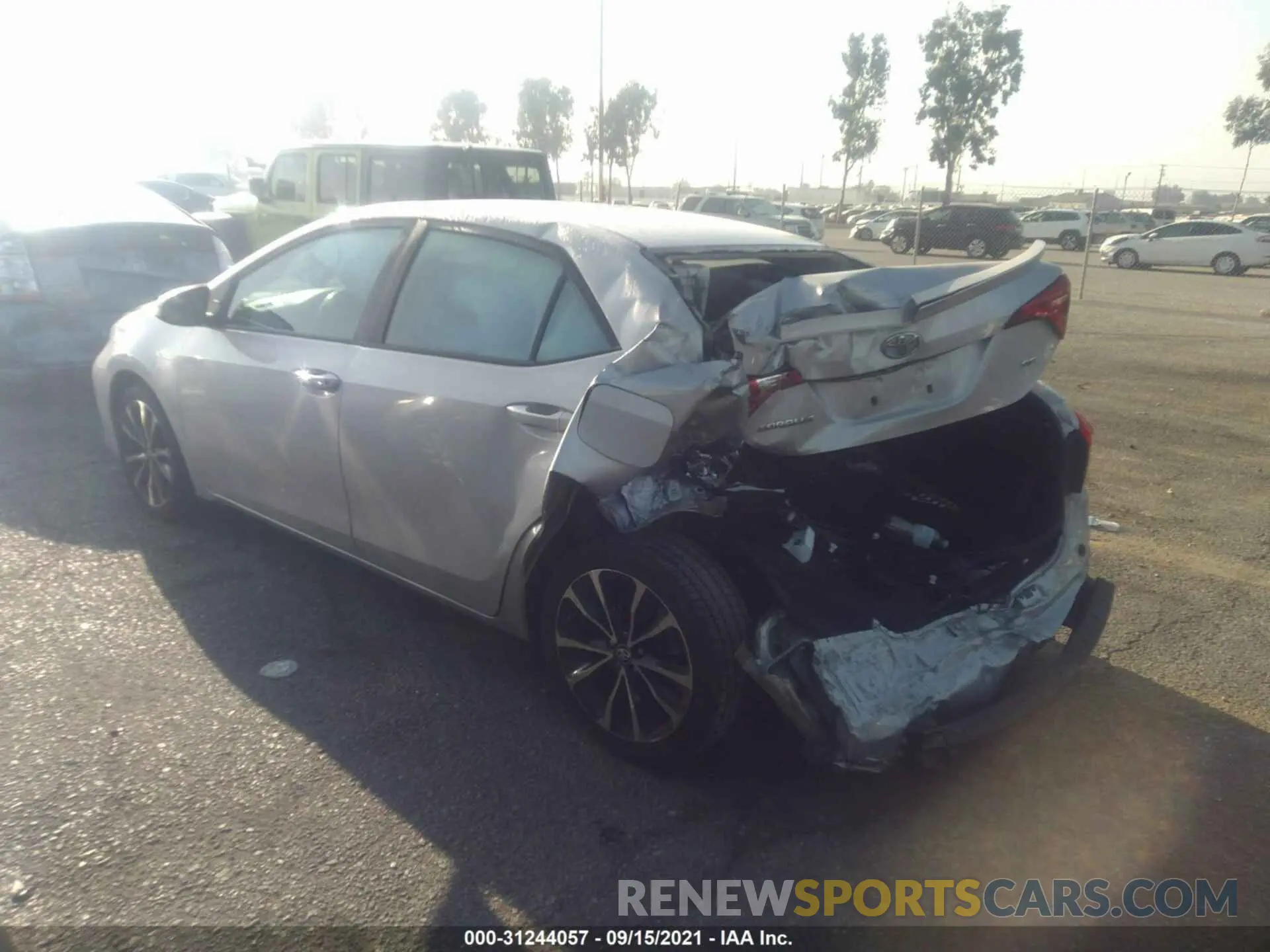 3 Photograph of a damaged car 5YFBURHE8KP915429 TOYOTA COROLLA 2019