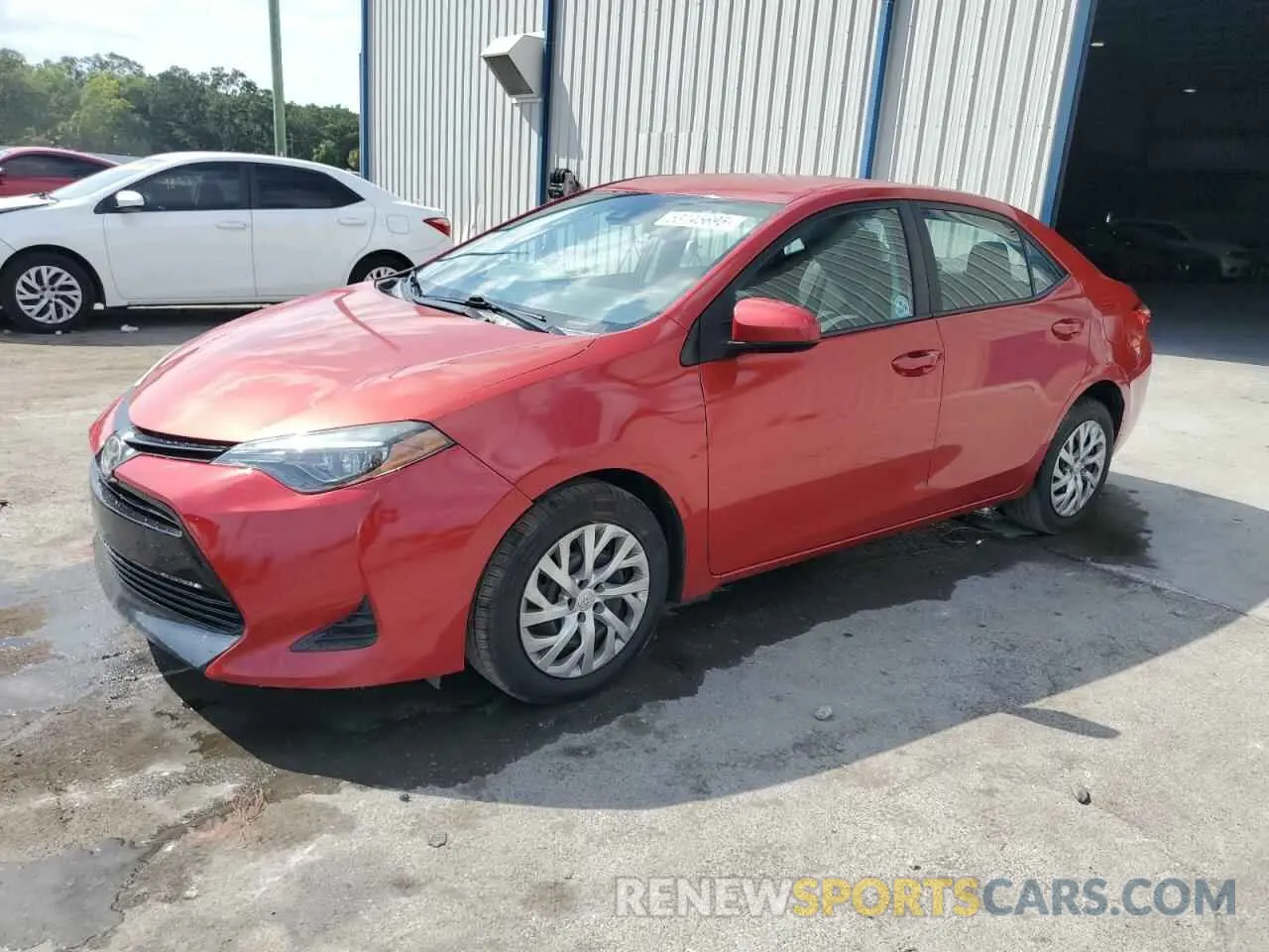 1 Photograph of a damaged car 5YFBURHE8KP917987 TOYOTA COROLLA 2019