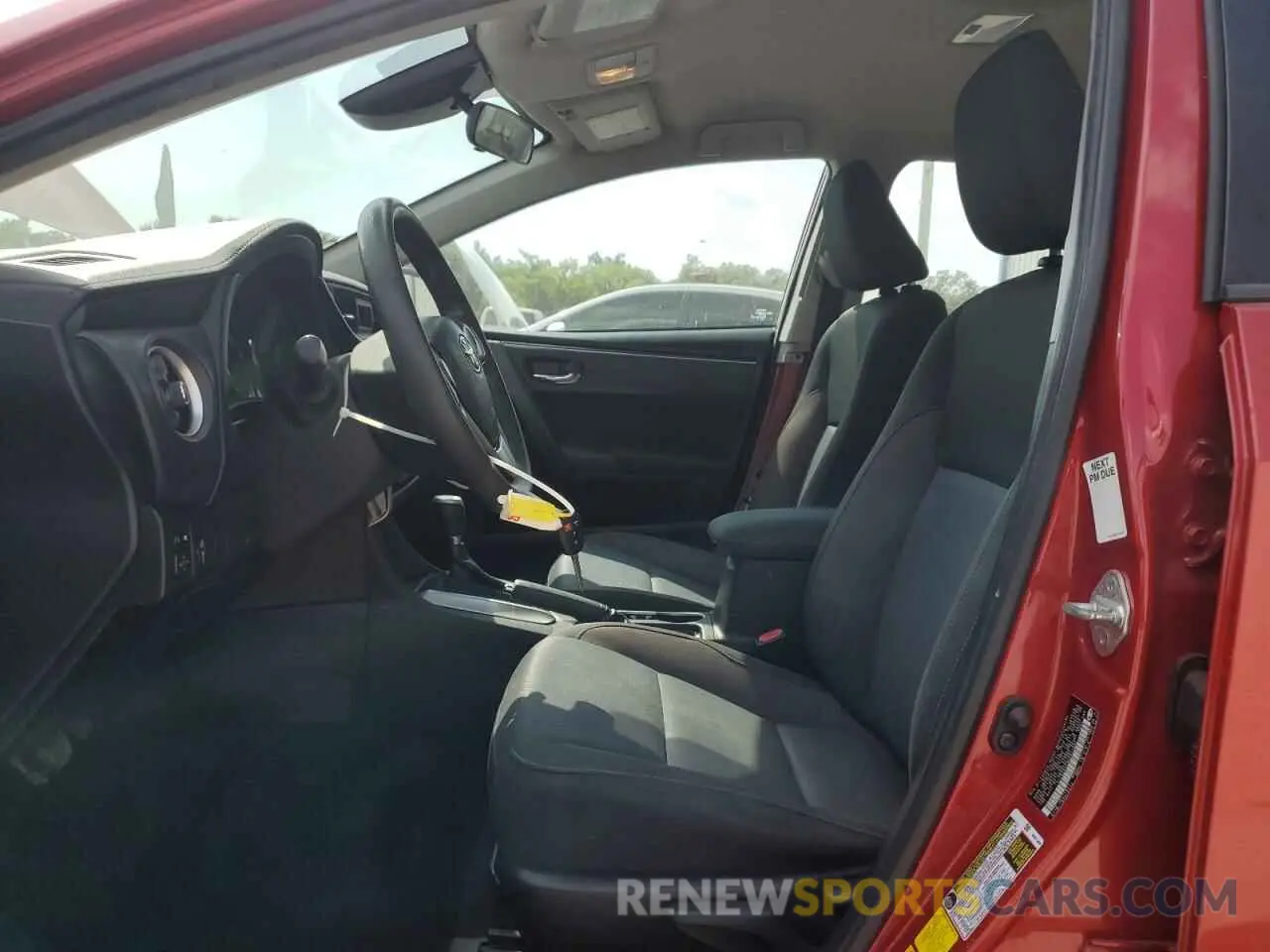 7 Photograph of a damaged car 5YFBURHE8KP917987 TOYOTA COROLLA 2019