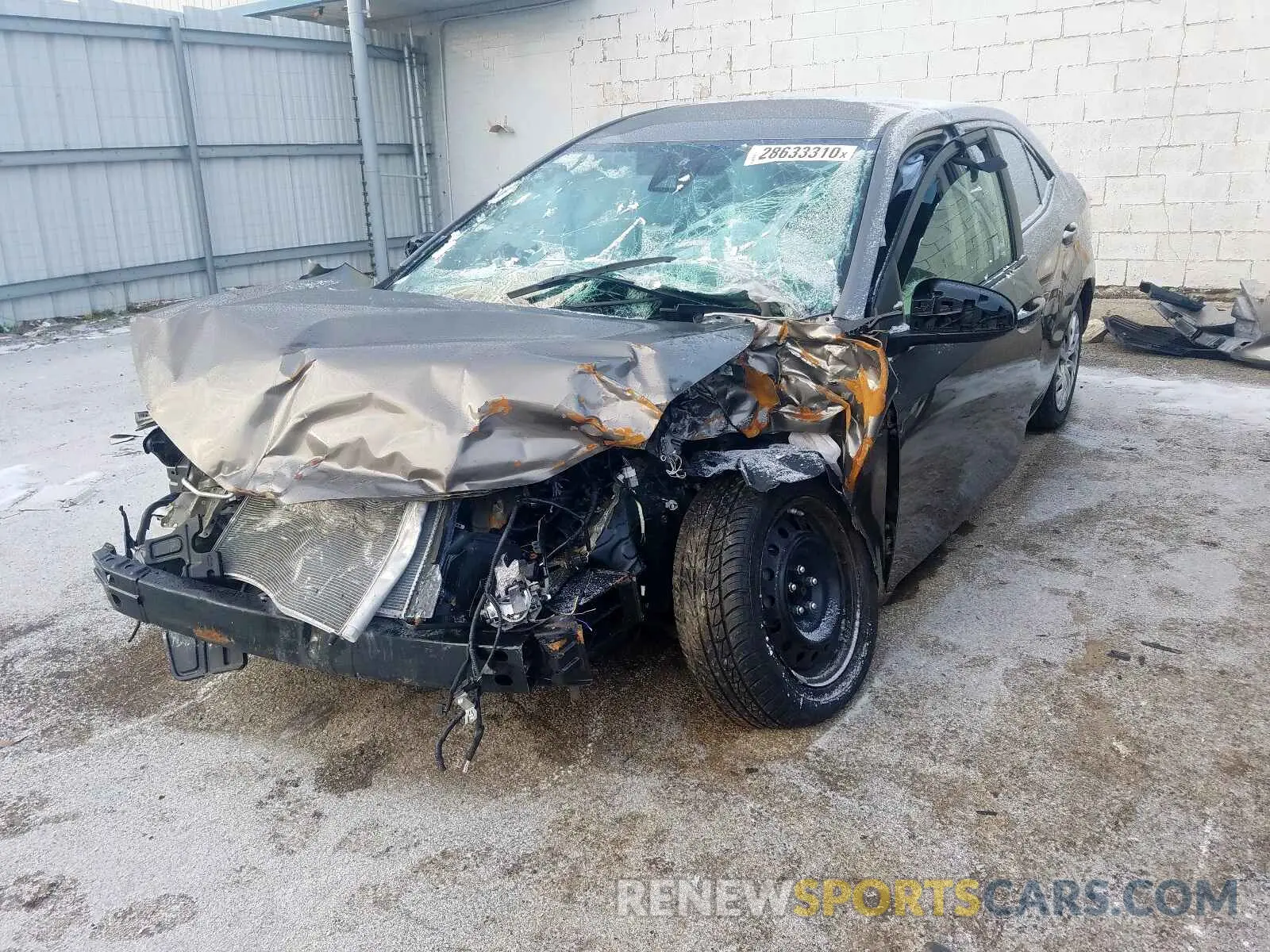 2 Photograph of a damaged car 5YFBURHE8KP919111 TOYOTA COROLLA 2019