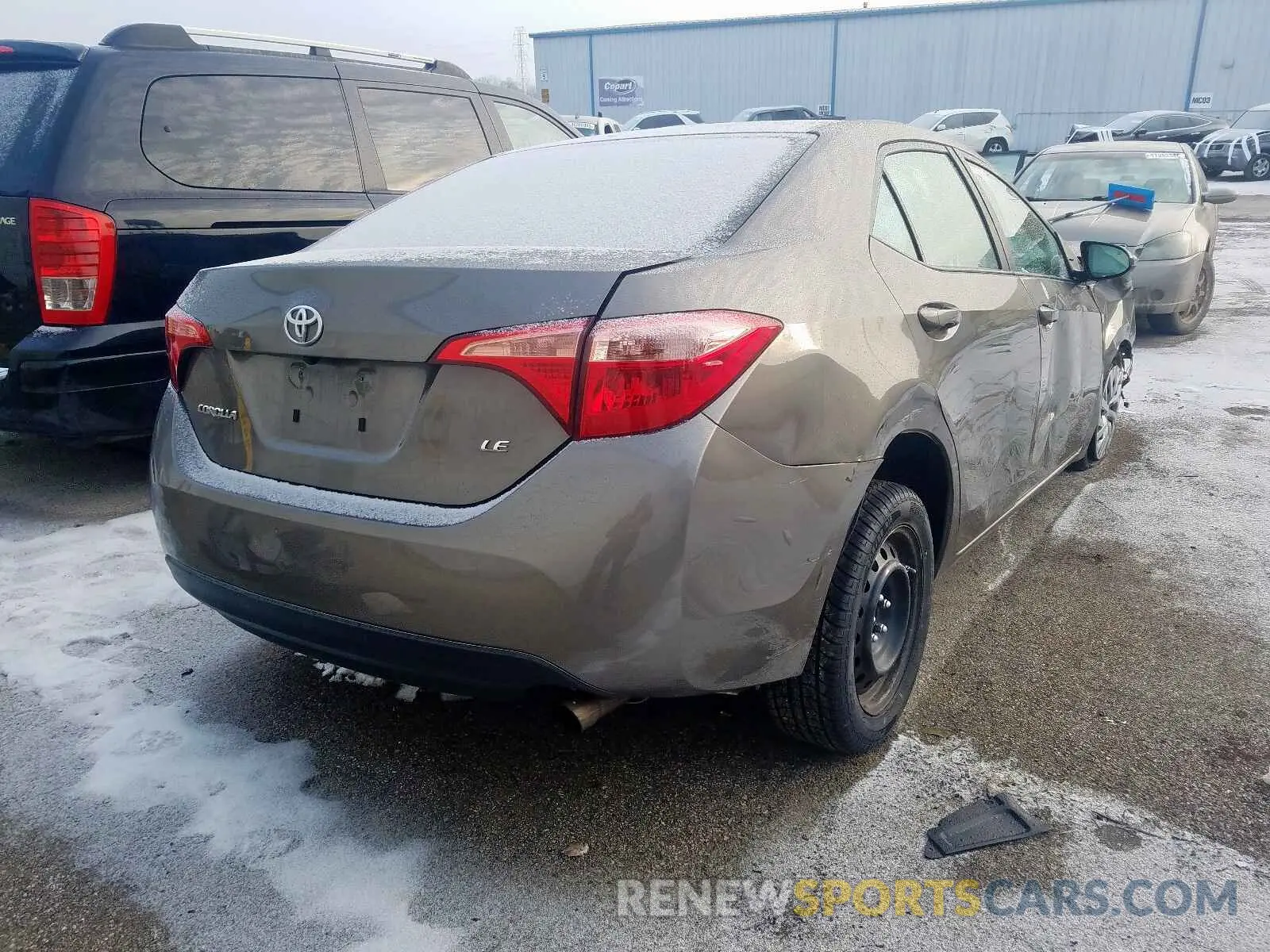 4 Photograph of a damaged car 5YFBURHE8KP919111 TOYOTA COROLLA 2019