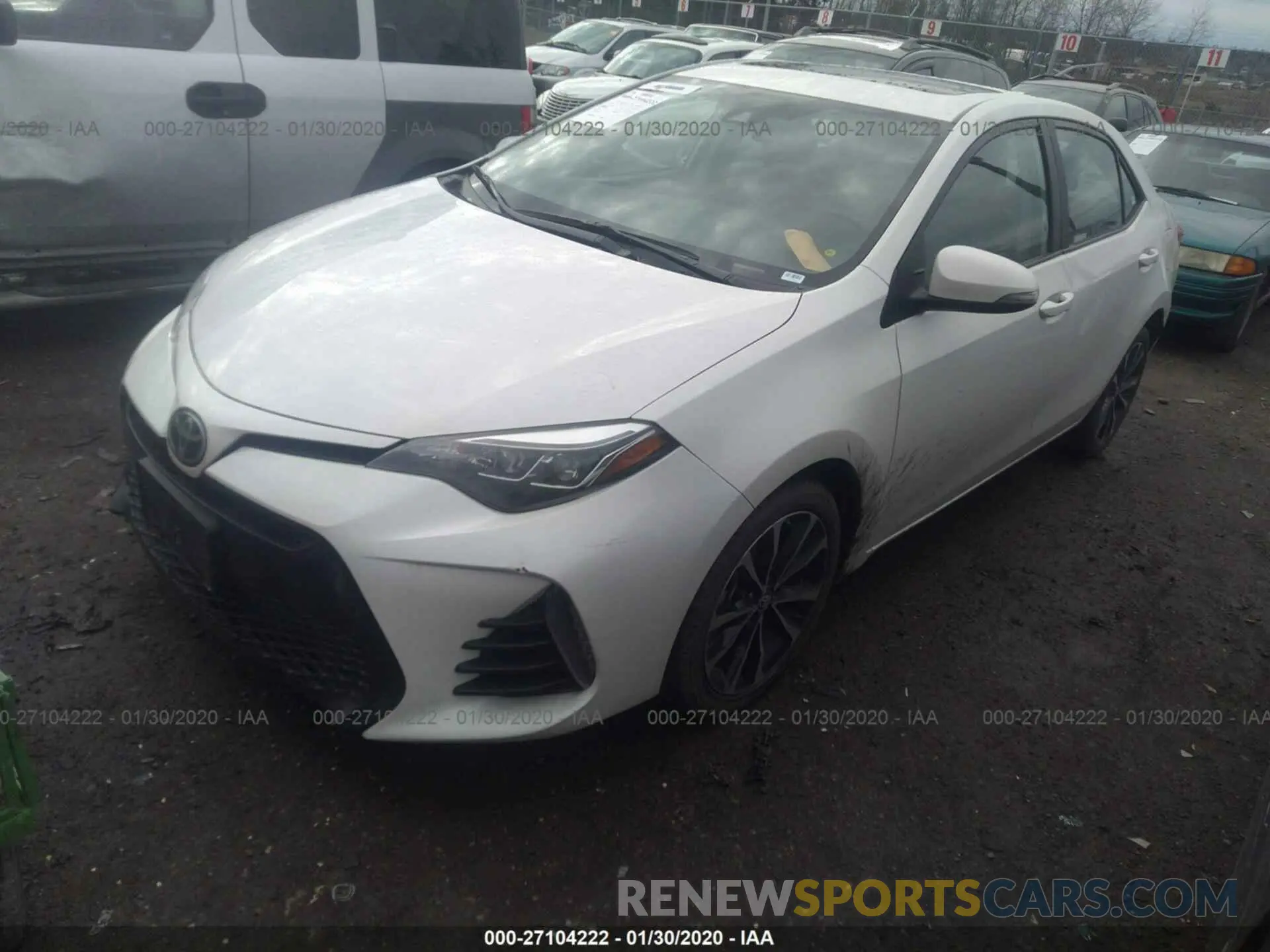 2 Photograph of a damaged car 5YFBURHE8KP919724 TOYOTA COROLLA 2019