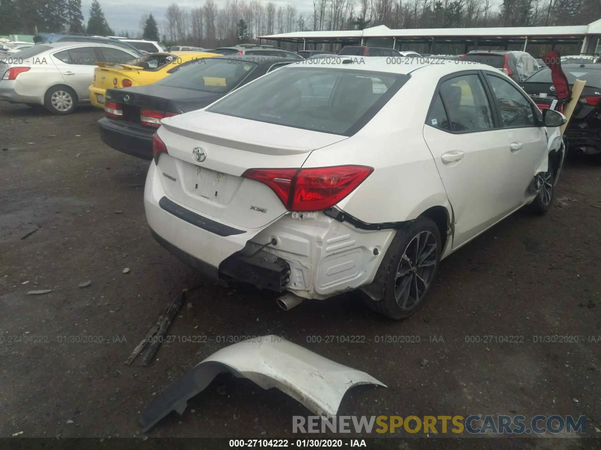 4 Photograph of a damaged car 5YFBURHE8KP919724 TOYOTA COROLLA 2019