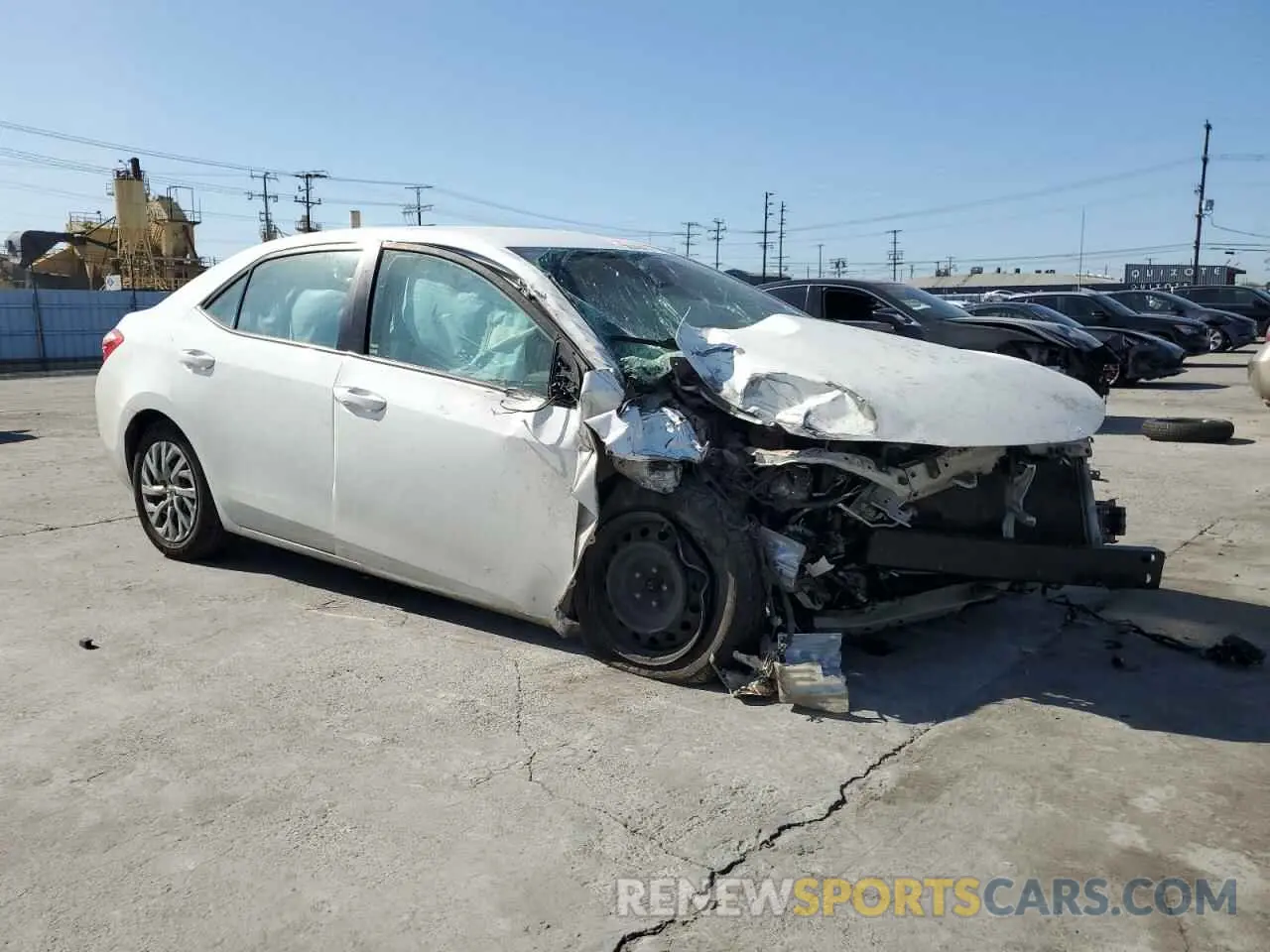 4 Photograph of a damaged car 5YFBURHE8KP920646 TOYOTA COROLLA 2019