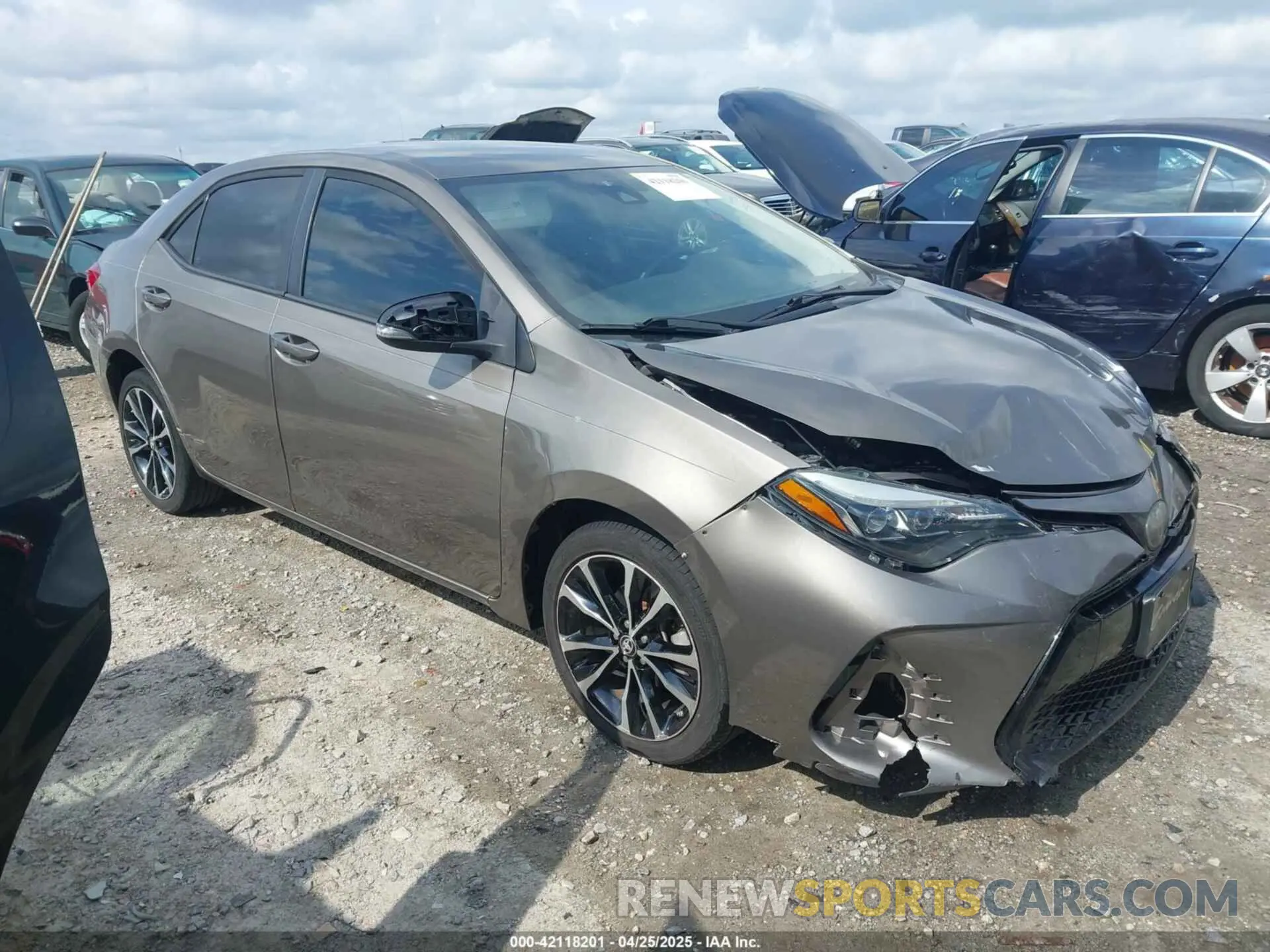1 Photograph of a damaged car 5YFBURHE8KP920873 TOYOTA COROLLA 2019