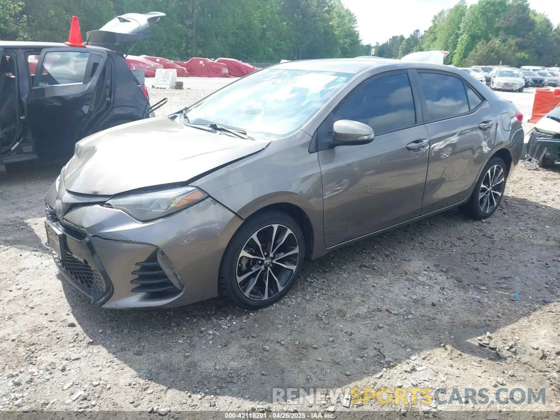 2 Photograph of a damaged car 5YFBURHE8KP920873 TOYOTA COROLLA 2019