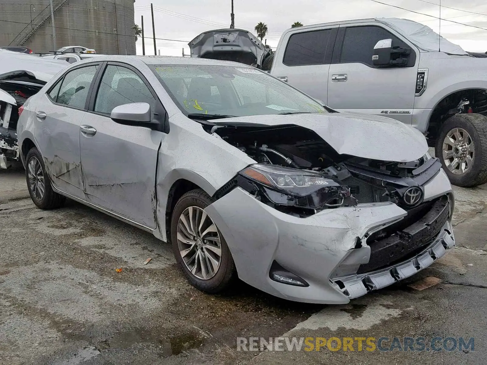 1 Photograph of a damaged car 5YFBURHE8KP922803 TOYOTA COROLLA 2019