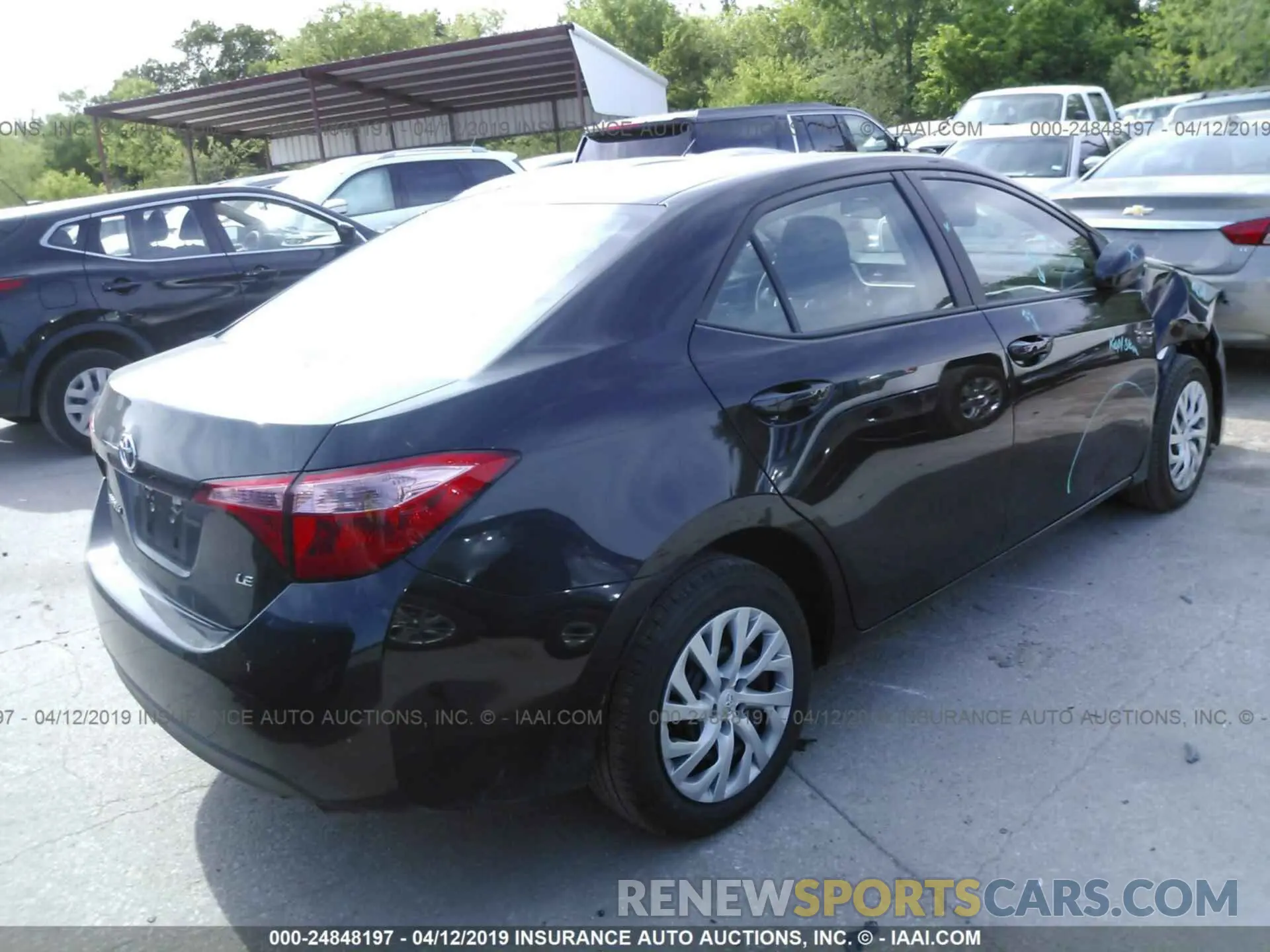 4 Photograph of a damaged car 5YFBURHE8KP926074 TOYOTA COROLLA 2019