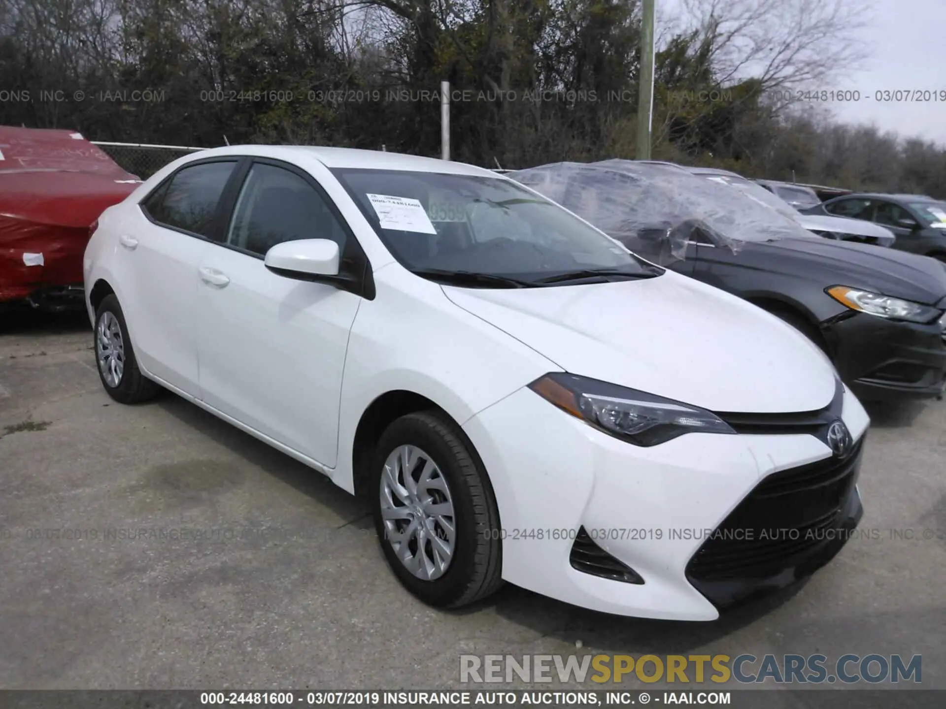 1 Photograph of a damaged car 5YFBURHE8KP927189 TOYOTA COROLLA 2019