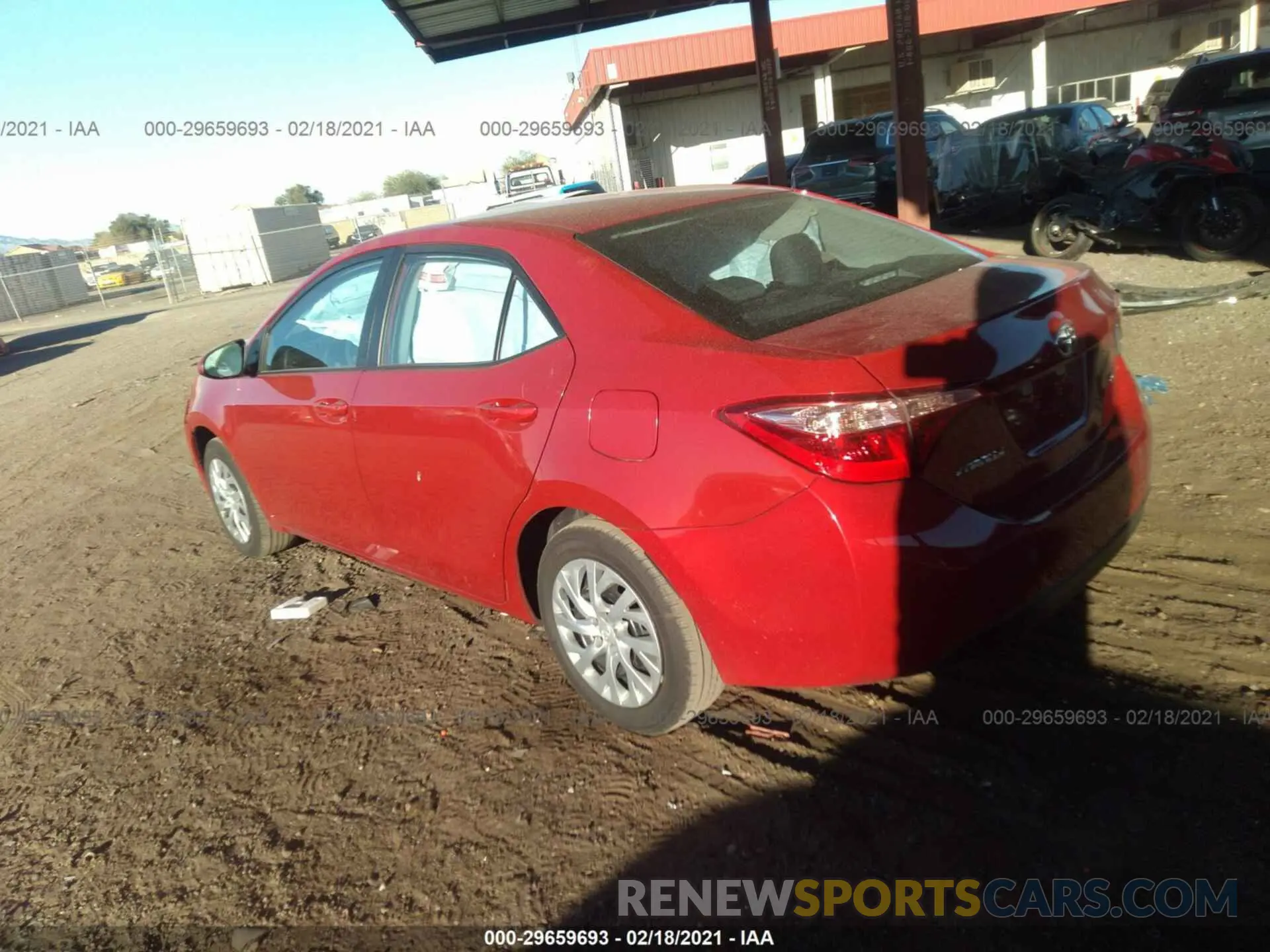3 Photograph of a damaged car 5YFBURHE8KP928892 TOYOTA COROLLA 2019