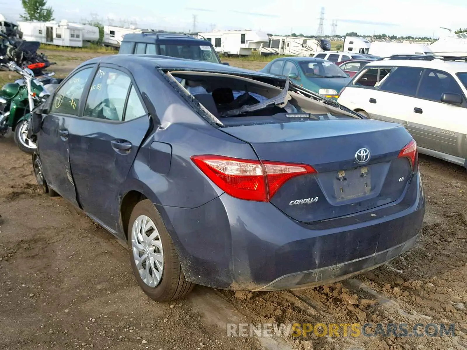 3 Photograph of a damaged car 5YFBURHE8KP932957 TOYOTA COROLLA 2019