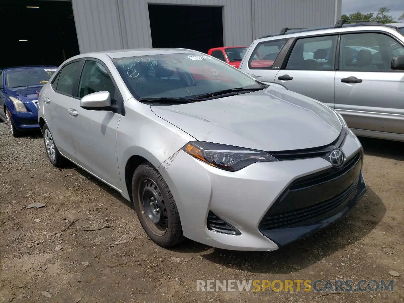 1 Photograph of a damaged car 5YFBURHE8KP936040 TOYOTA COROLLA 2019