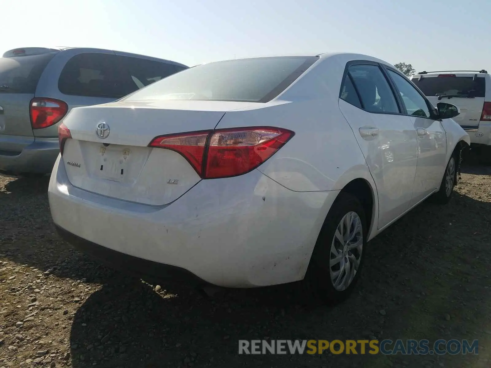 4 Photograph of a damaged car 5YFBURHE8KP937690 TOYOTA COROLLA 2019