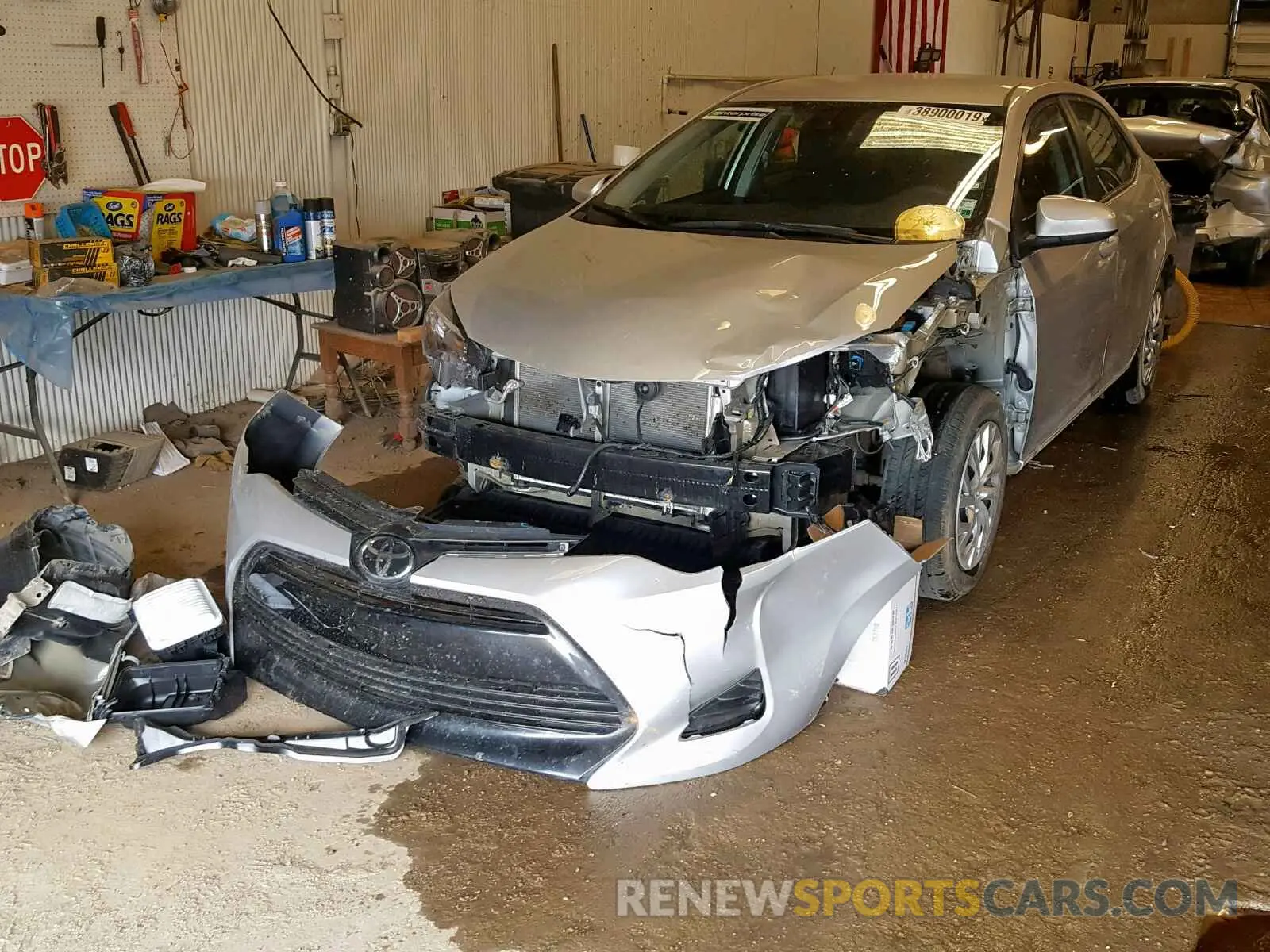 2 Photograph of a damaged car 5YFBURHE8KP938600 TOYOTA COROLLA 2019
