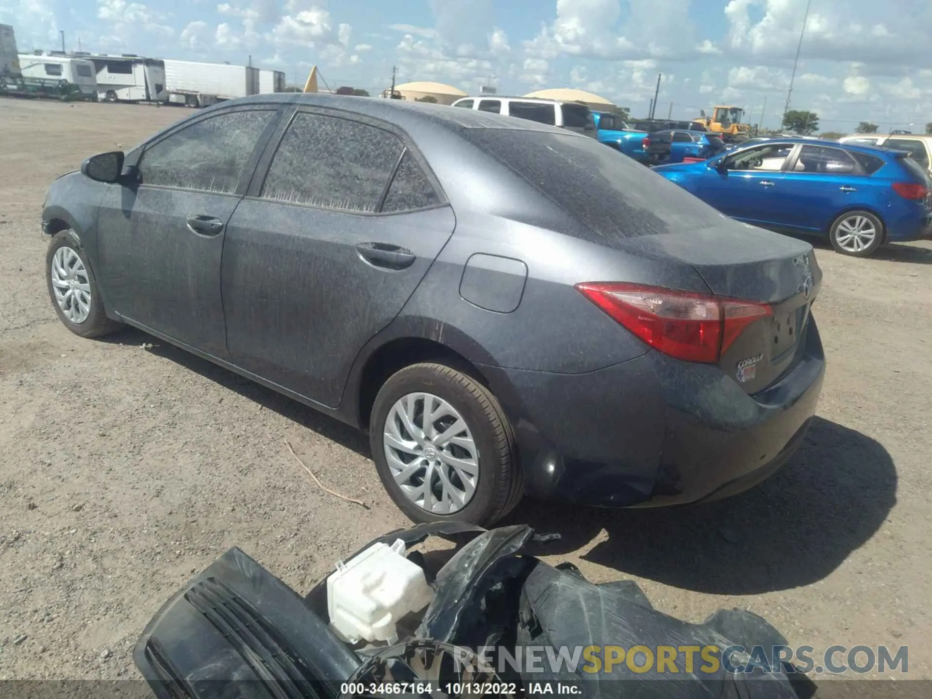 3 Photograph of a damaged car 5YFBURHE8KP944347 TOYOTA COROLLA 2019