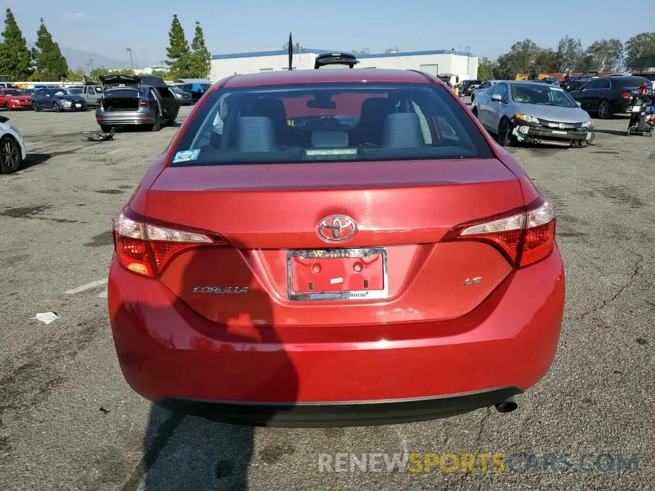 6 Photograph of a damaged car 5YFBURHE8KP949029 TOYOTA COROLLA 2019