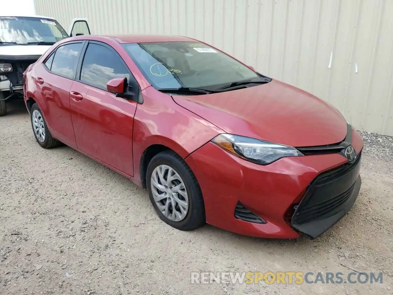 1 Photograph of a damaged car 5YFBURHE8KP949418 TOYOTA COROLLA 2019