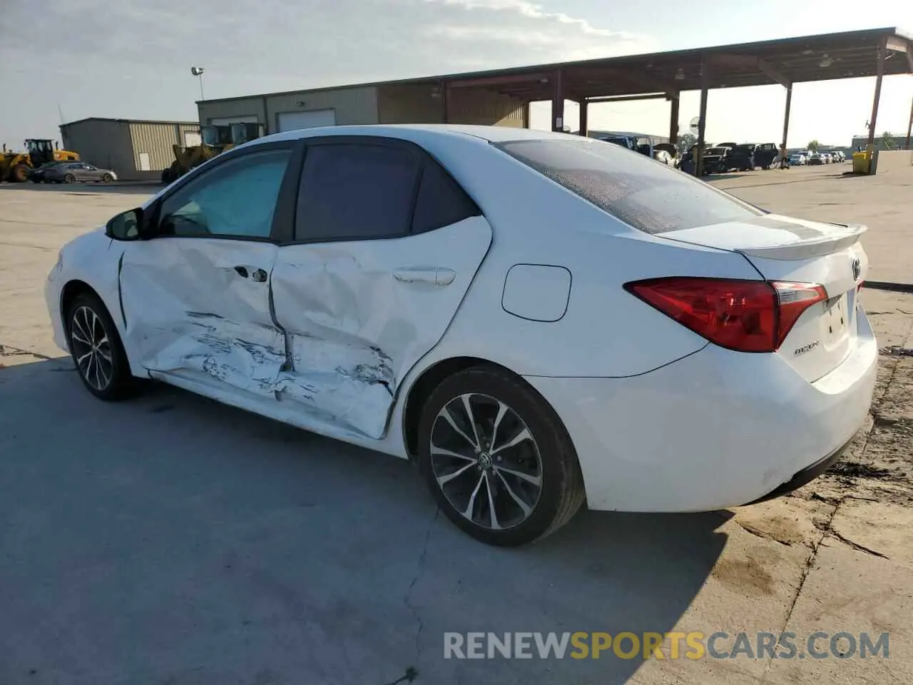 2 Photograph of a damaged car 5YFBURHE9KP857685 TOYOTA COROLLA 2019