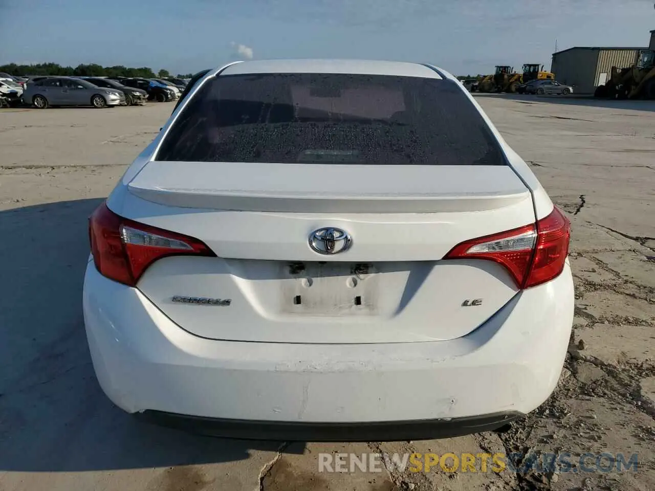 6 Photograph of a damaged car 5YFBURHE9KP857685 TOYOTA COROLLA 2019