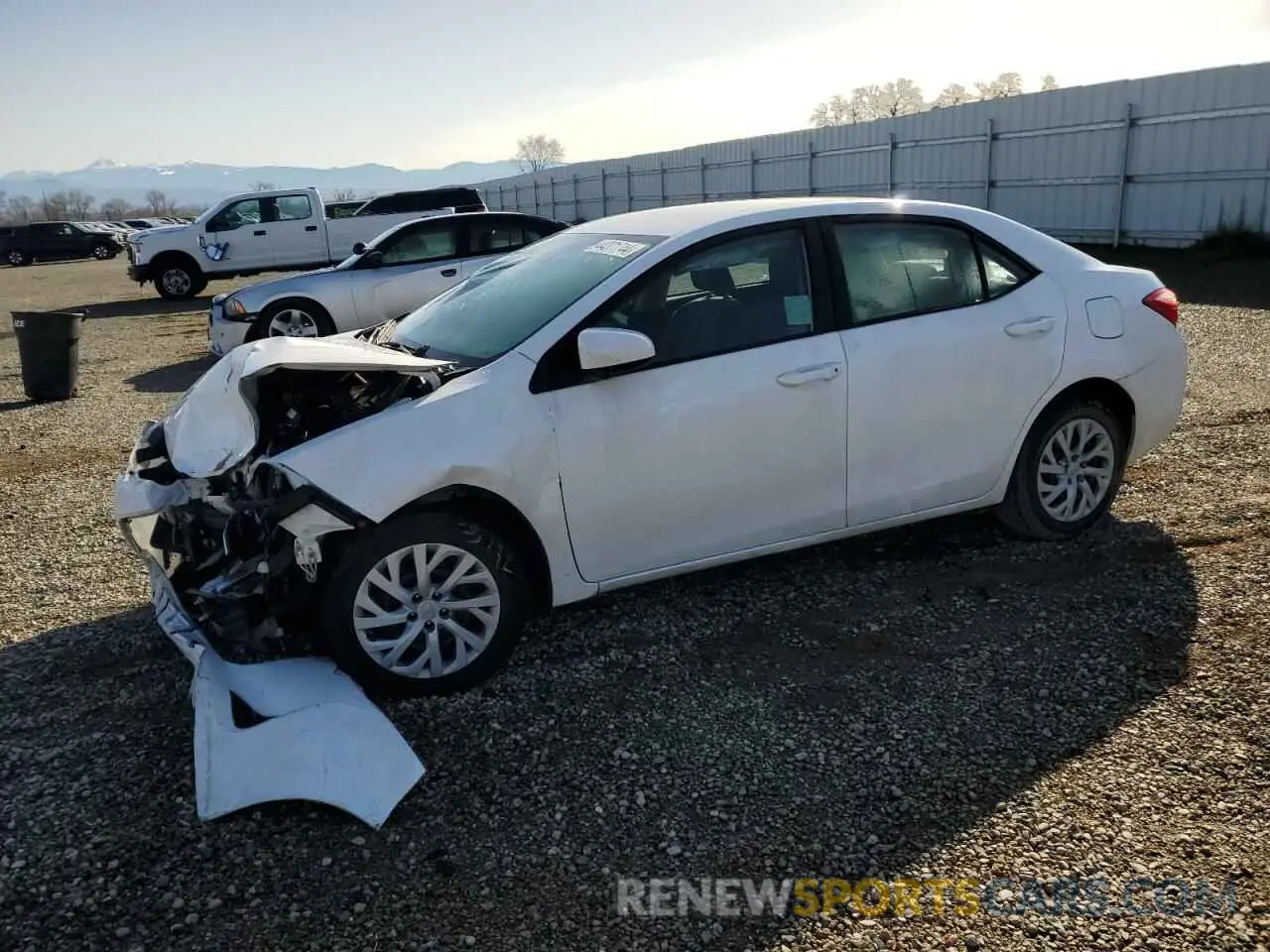 1 Photograph of a damaged car 5YFBURHE9KP859856 TOYOTA COROLLA 2019