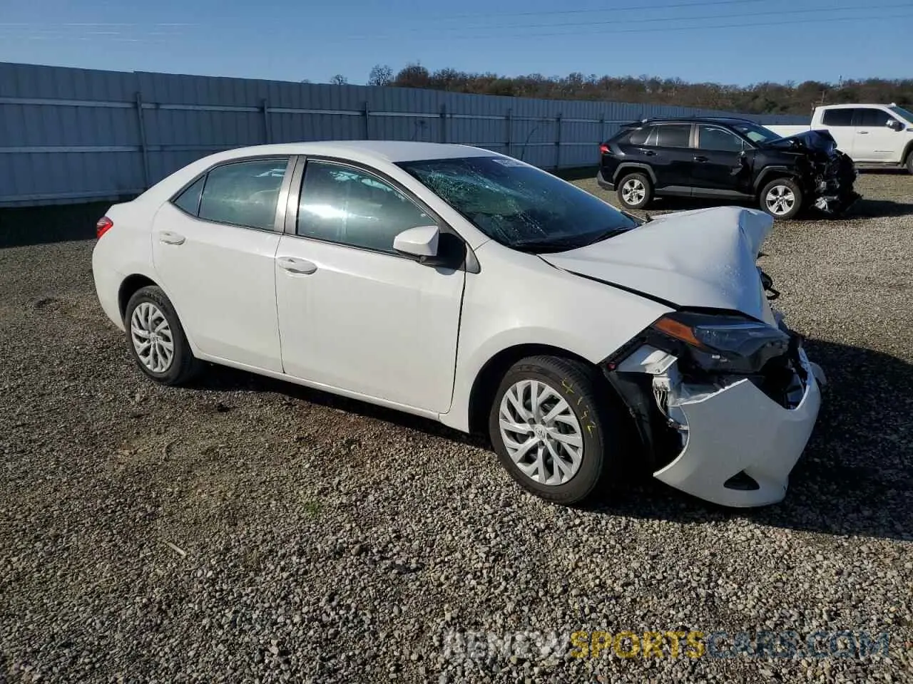 4 Photograph of a damaged car 5YFBURHE9KP859856 TOYOTA COROLLA 2019