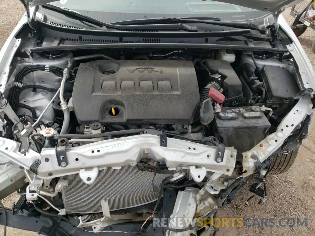 7 Photograph of a damaged car 5YFBURHE9KP860344 TOYOTA COROLLA 2019
