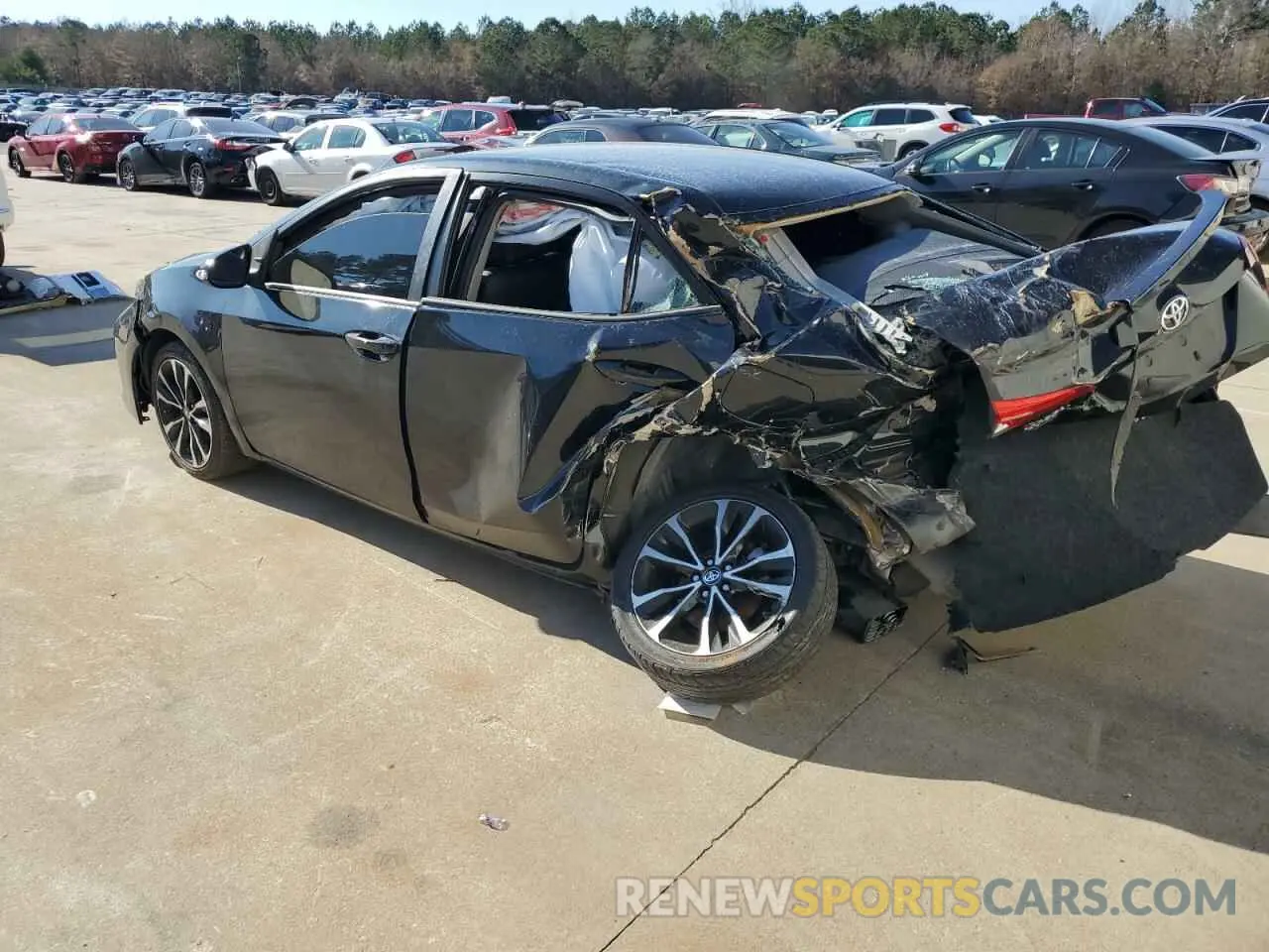 2 Photograph of a damaged car 5YFBURHE9KP864989 TOYOTA COROLLA 2019