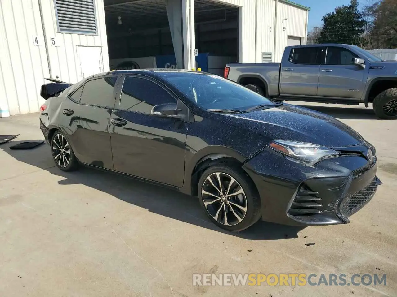 4 Photograph of a damaged car 5YFBURHE9KP864989 TOYOTA COROLLA 2019