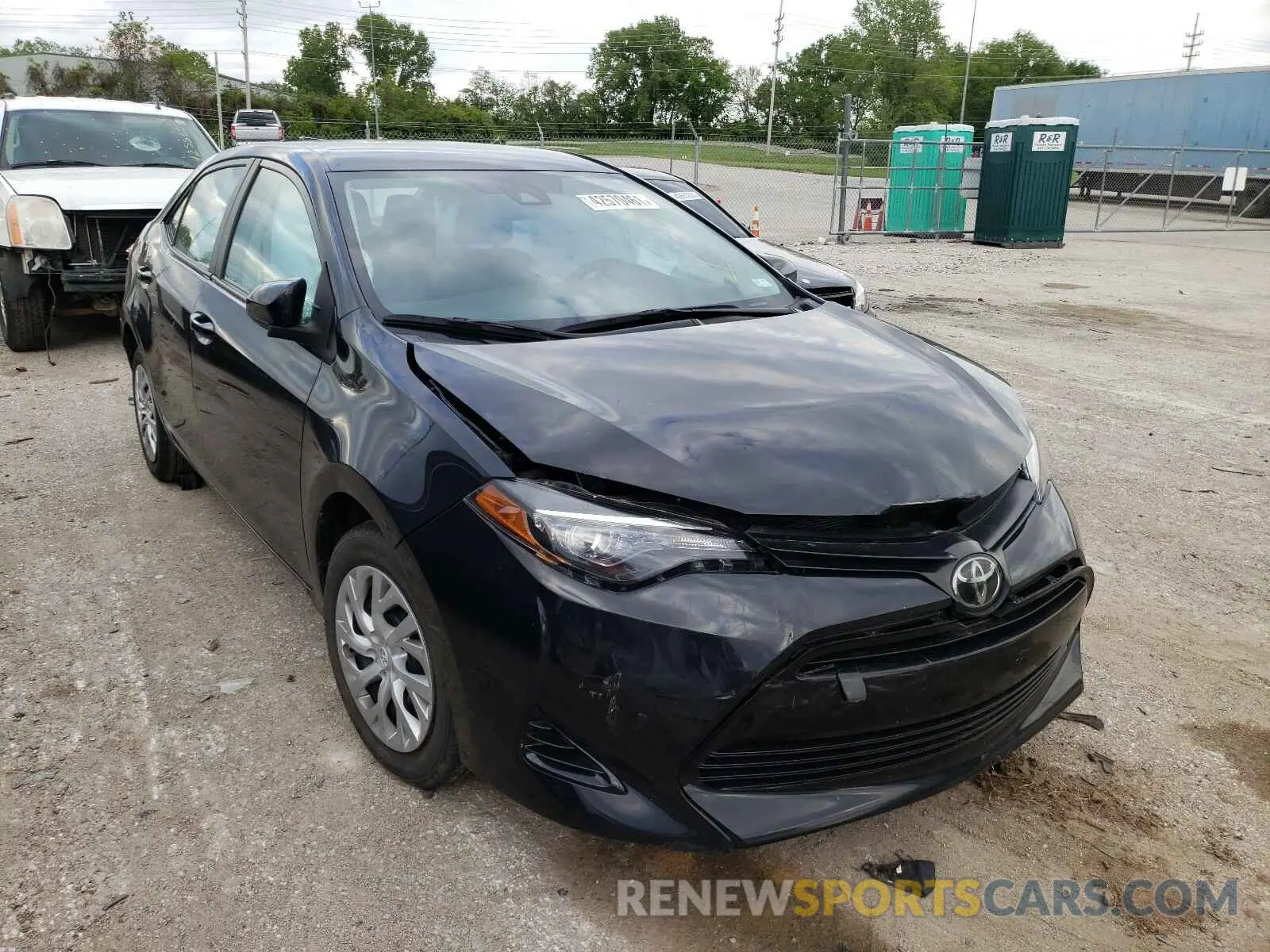 1 Photograph of a damaged car 5YFBURHE9KP866550 TOYOTA COROLLA 2019