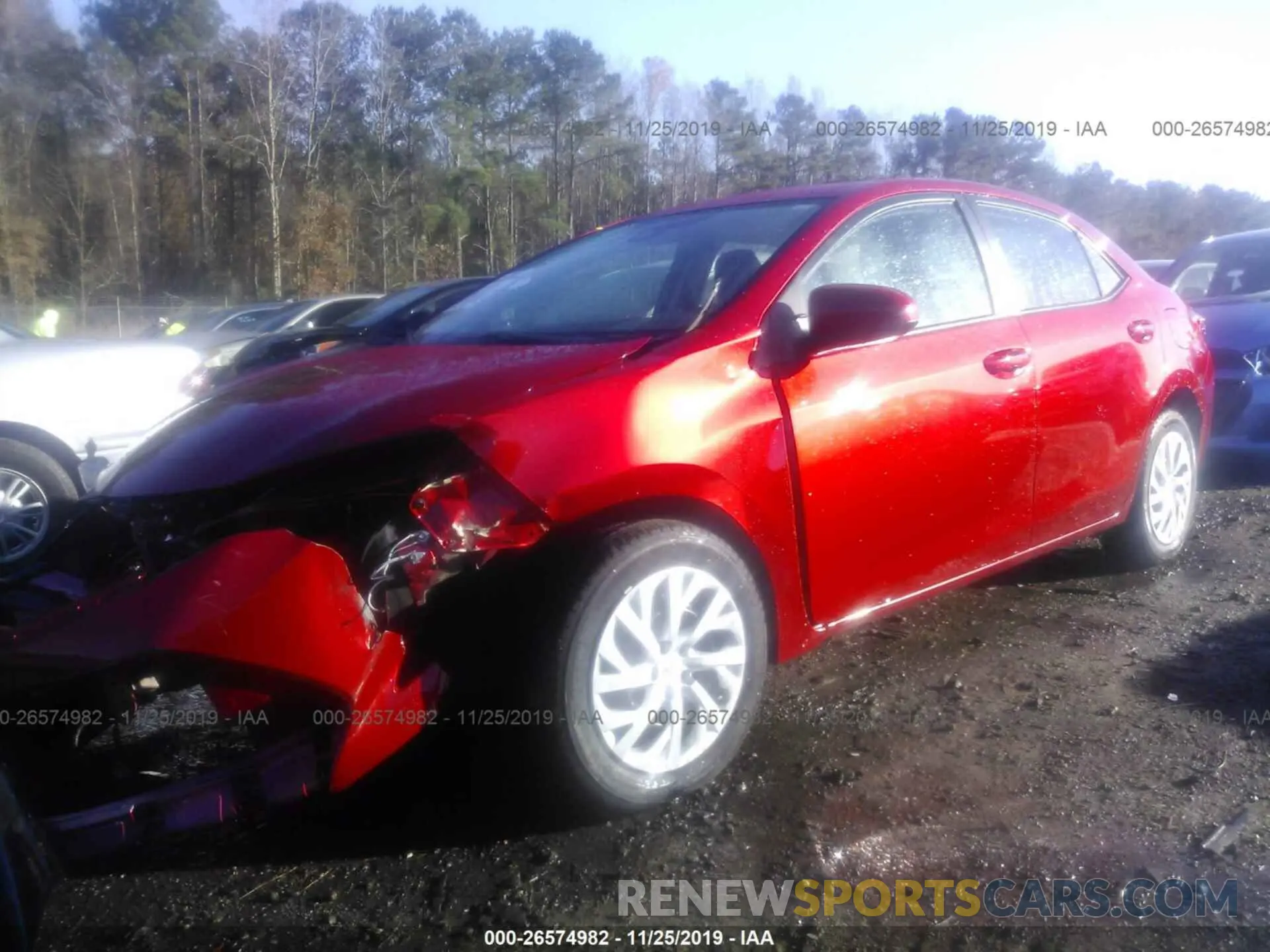 2 Photograph of a damaged car 5YFBURHE9KP866600 TOYOTA COROLLA 2019