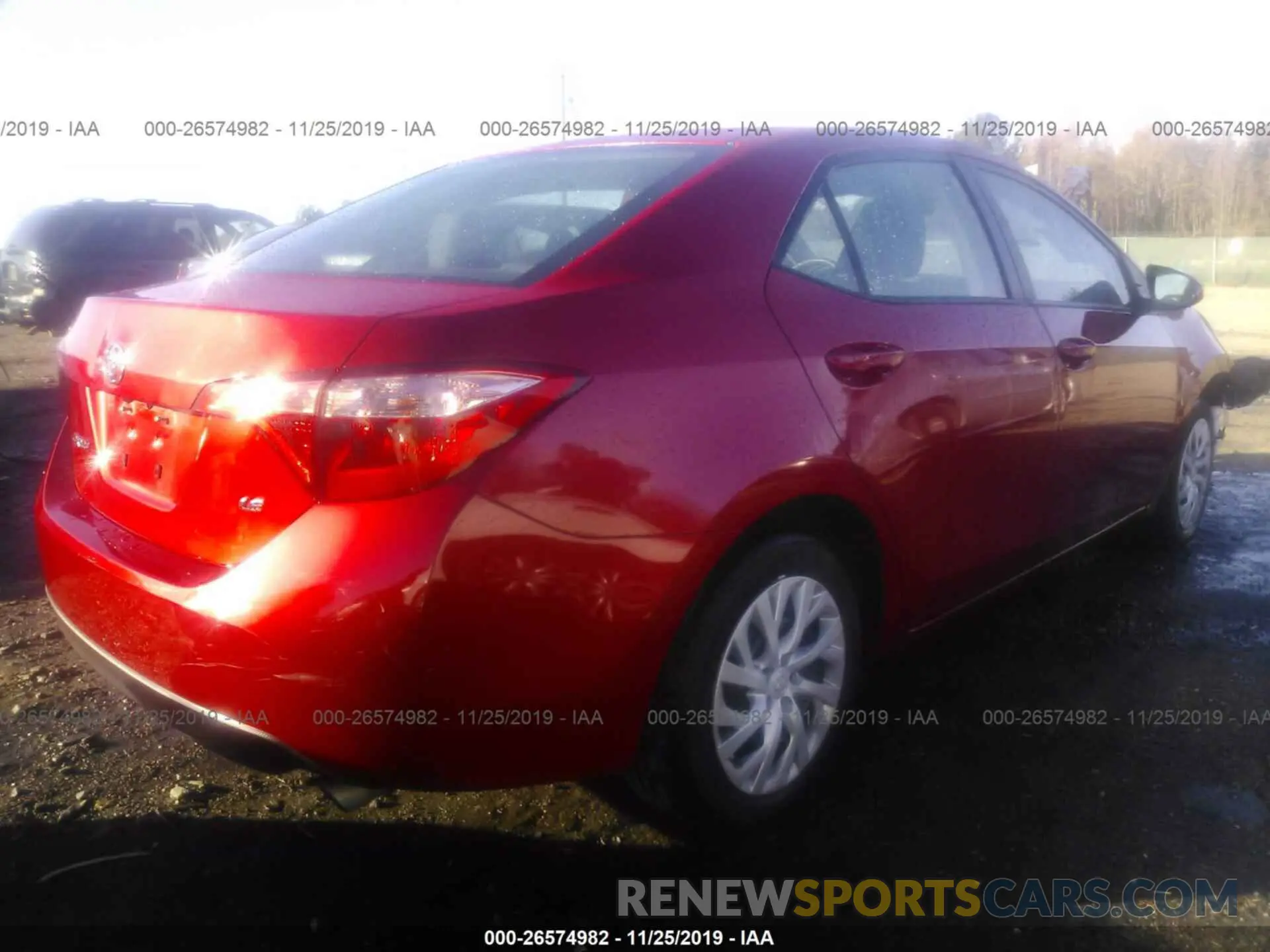4 Photograph of a damaged car 5YFBURHE9KP866600 TOYOTA COROLLA 2019