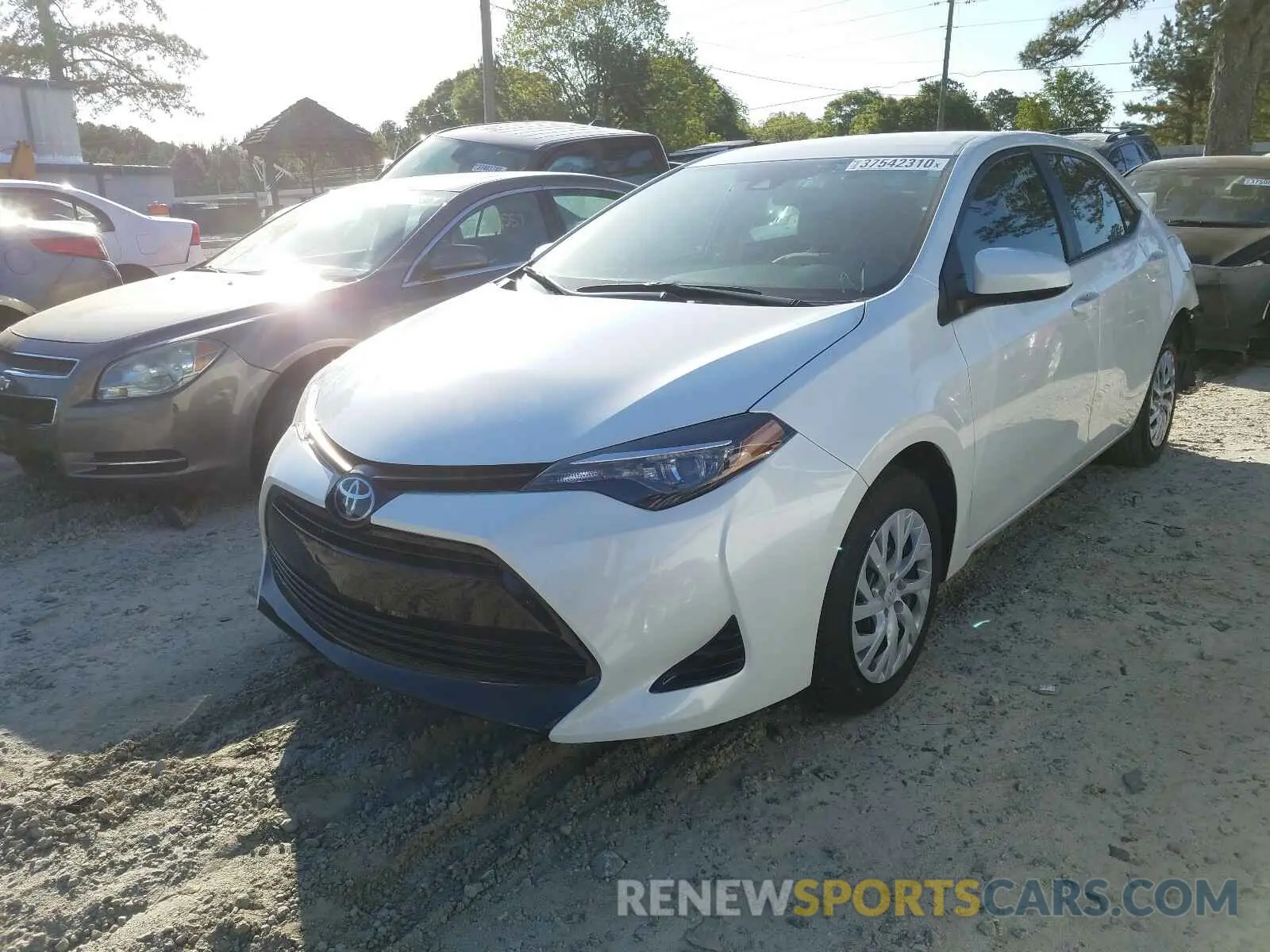 2 Photograph of a damaged car 5YFBURHE9KP867505 TOYOTA COROLLA 2019
