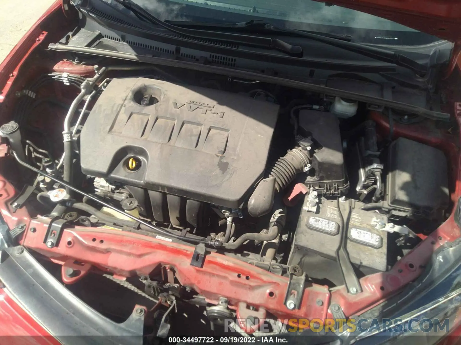 10 Фотография поврежденного автомобиля 5YFBURHE9KP879654 TOYOTA COROLLA 2019